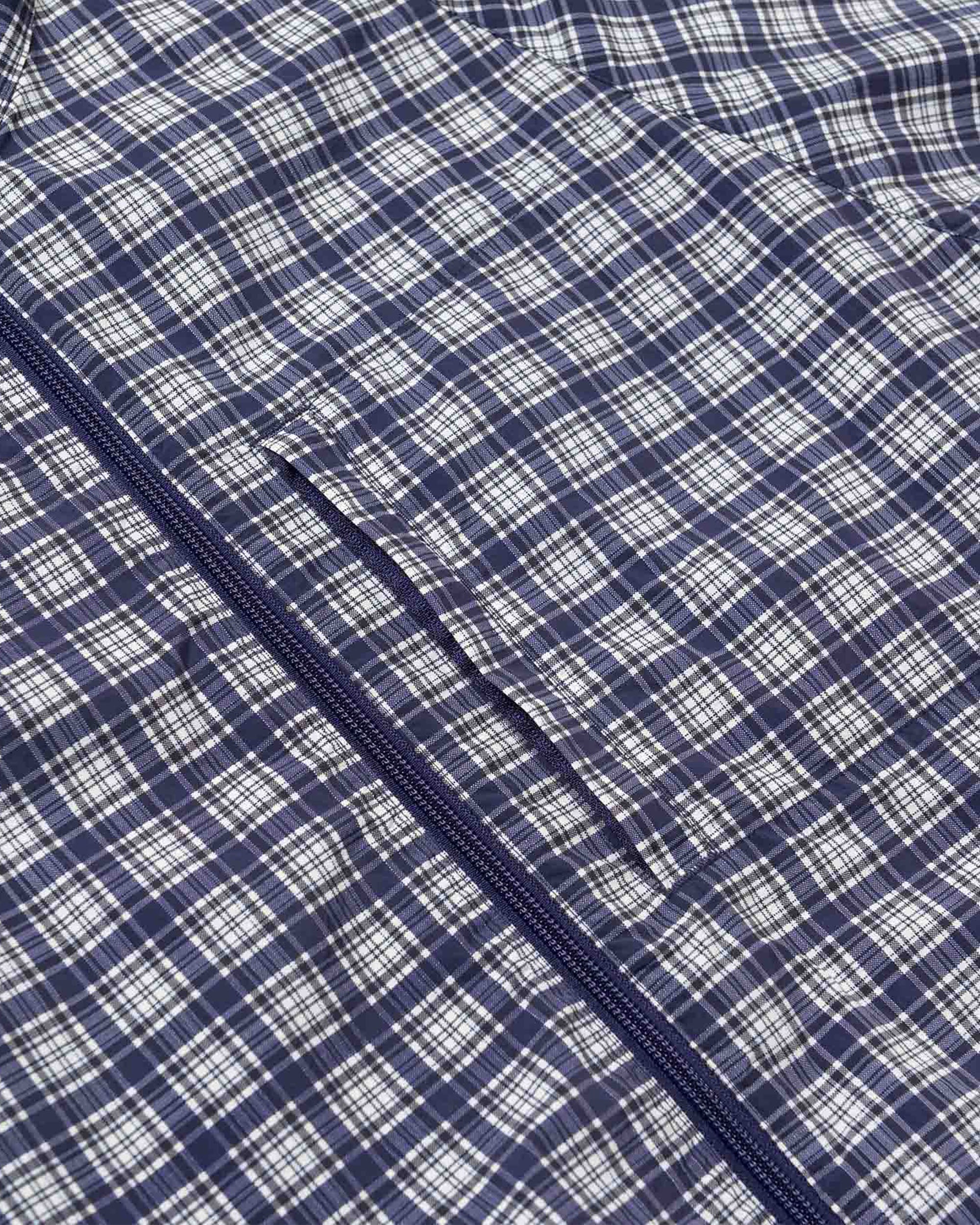 Checkered Shell Jacket - Navy Check
