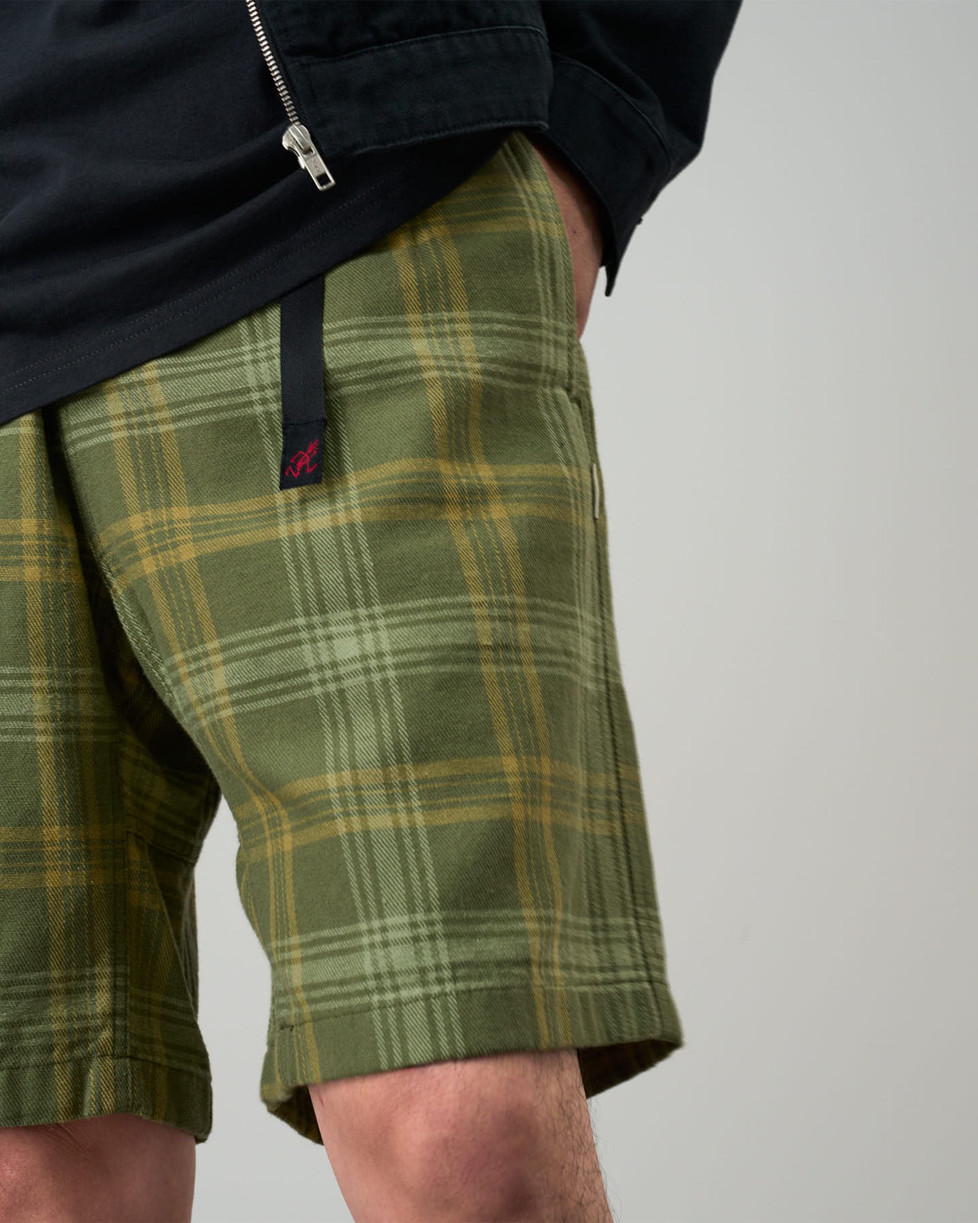 Hemp G-Short - Plaid