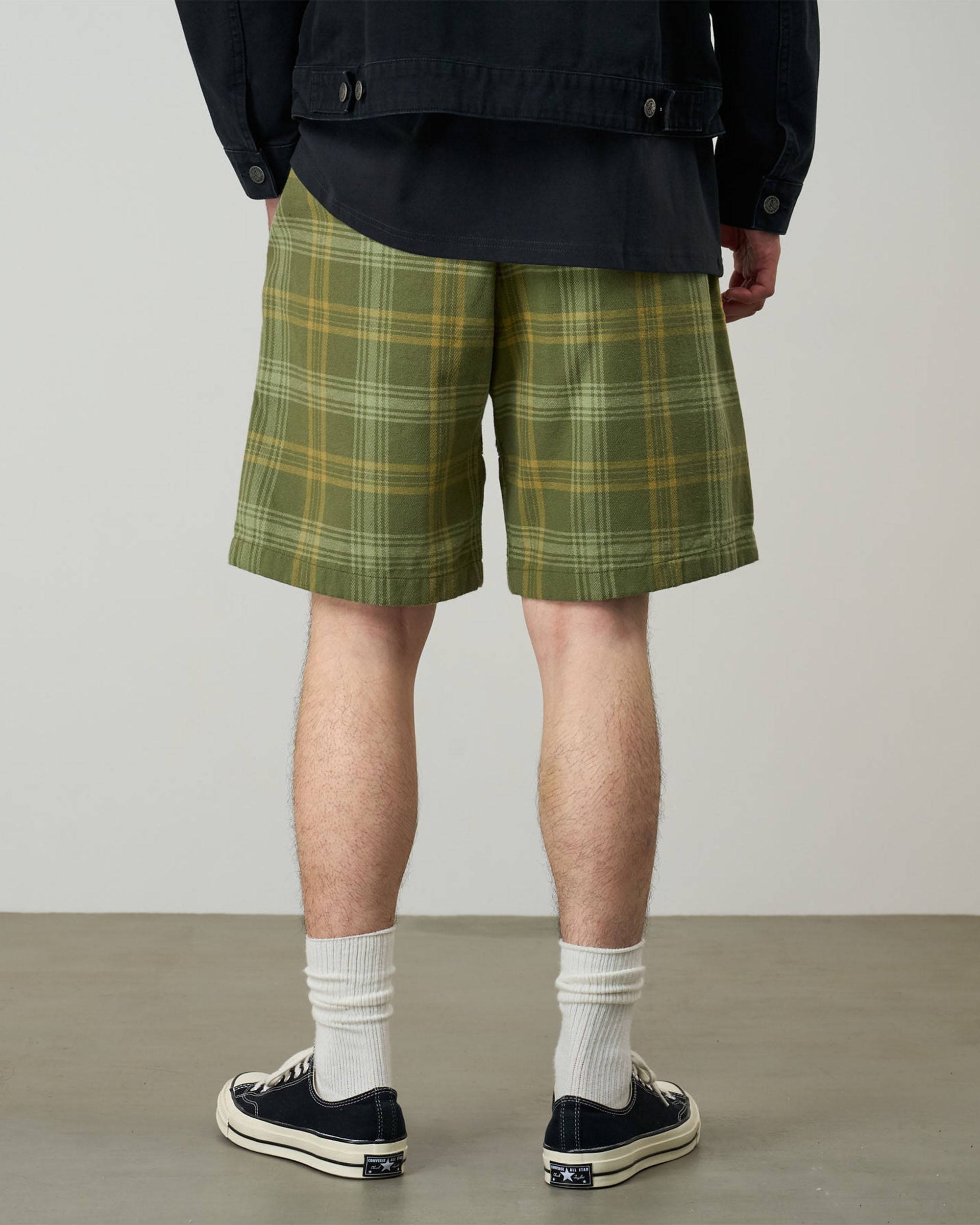 Hemp G-Short - Plaid