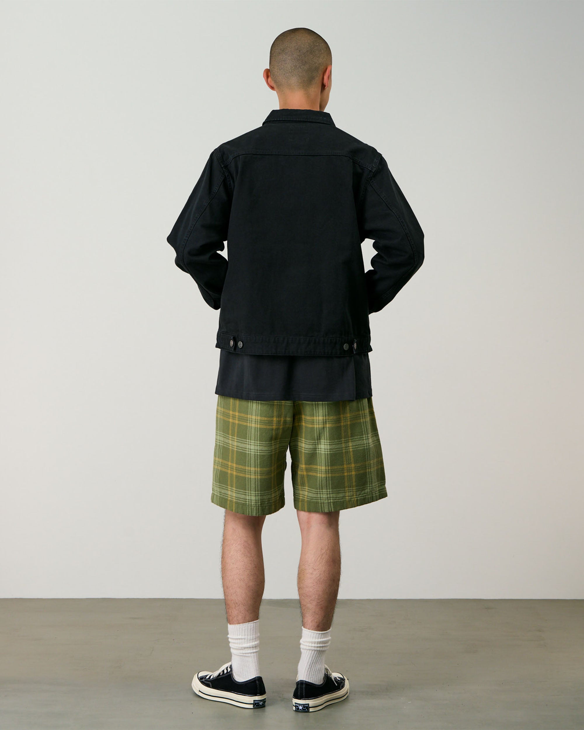 Hemp G-Short - Plaid