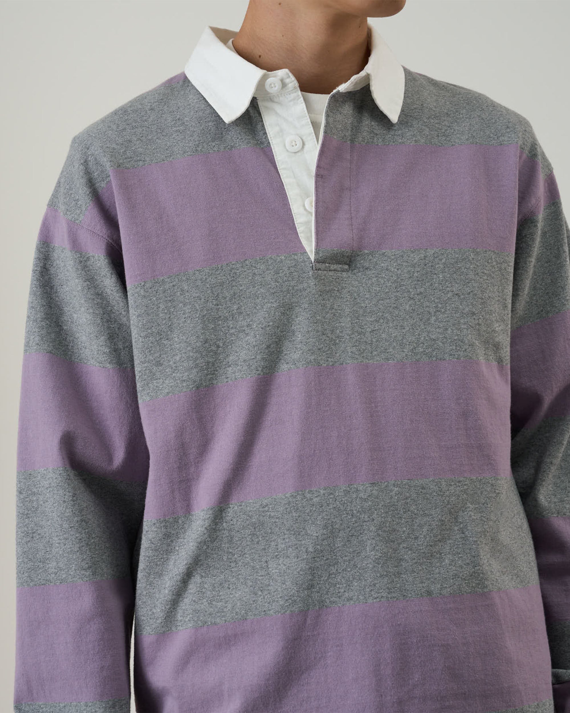 Langdon Rugby Shirt - Heather / Purple