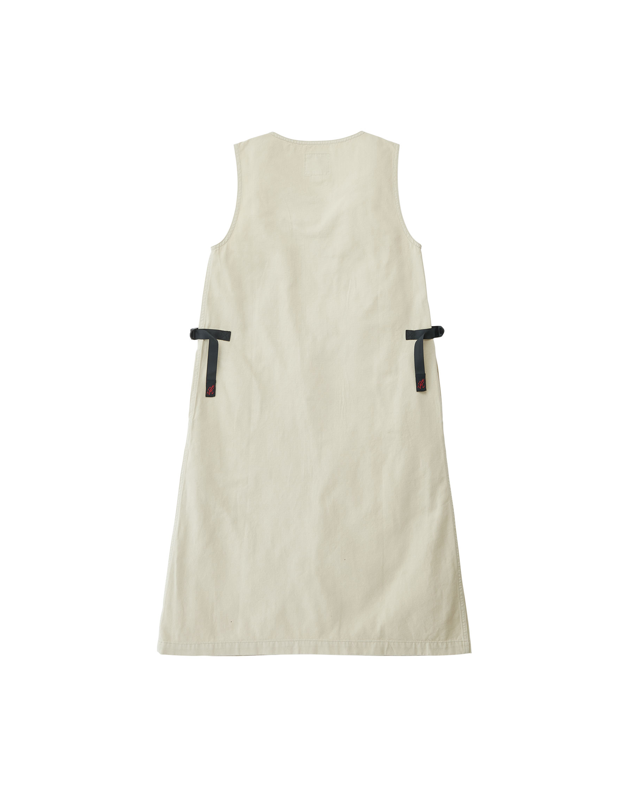 Canvas Mid-Length Dress - Dusty Greige