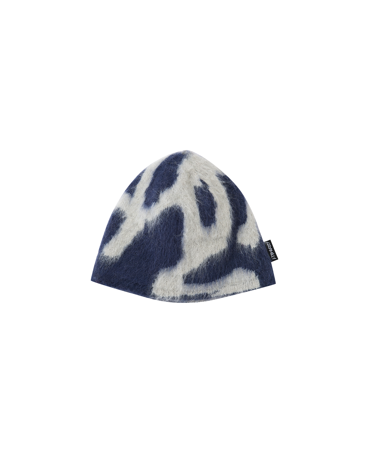 Mohair Burly Runningman Beanie - Midnight