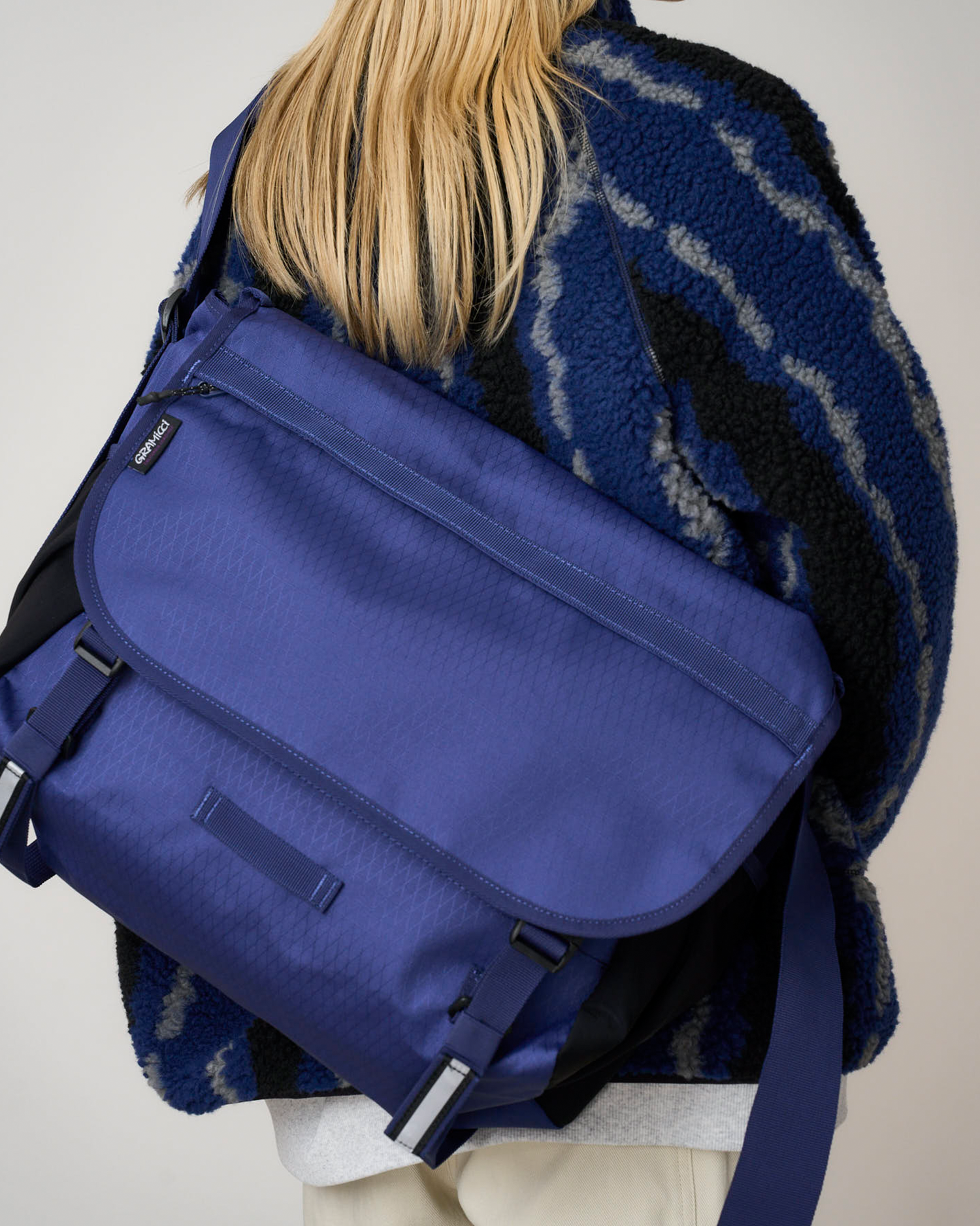 Messenger Bag - Dusty Blue