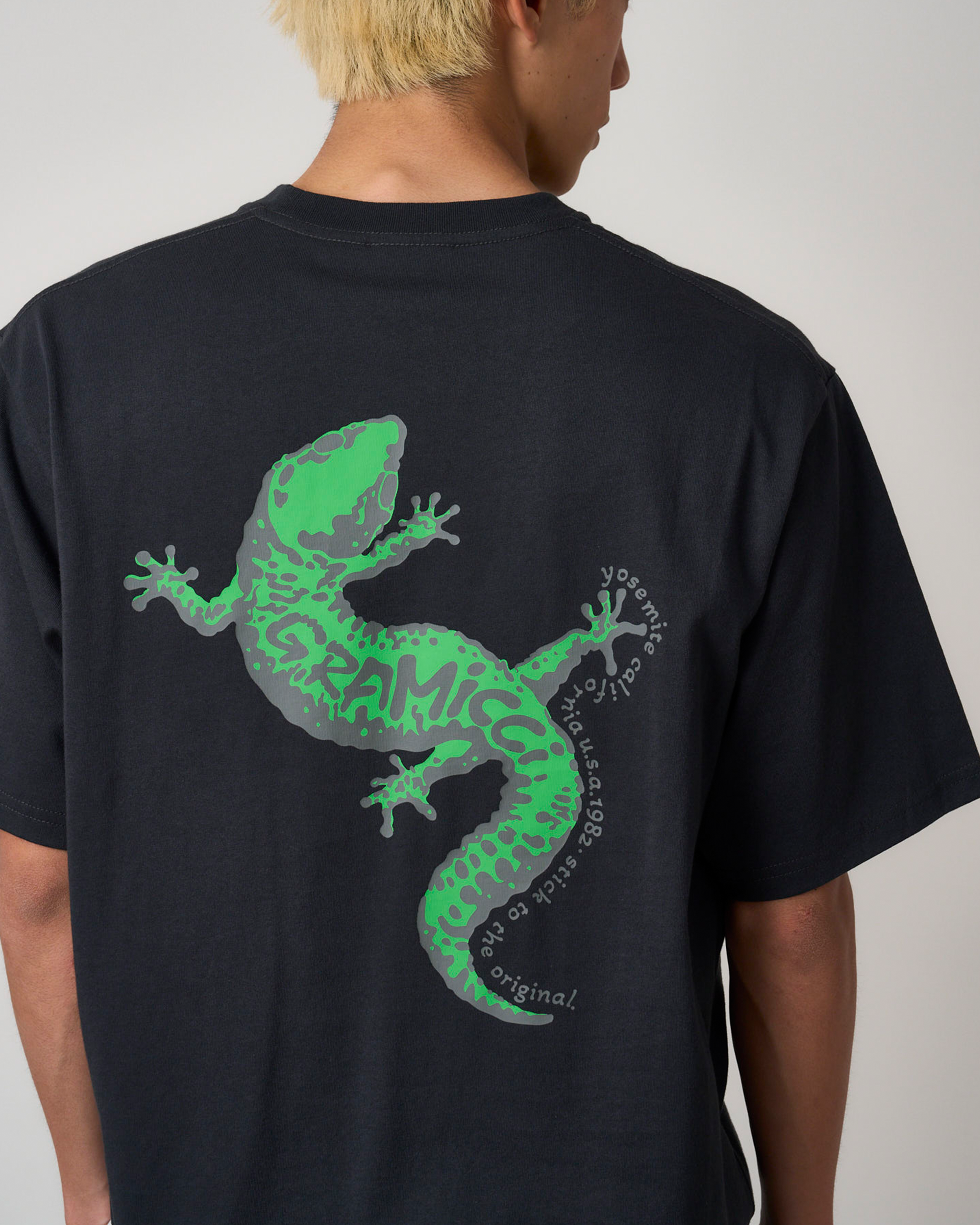 Gecko T-Shirt - Vintage Black