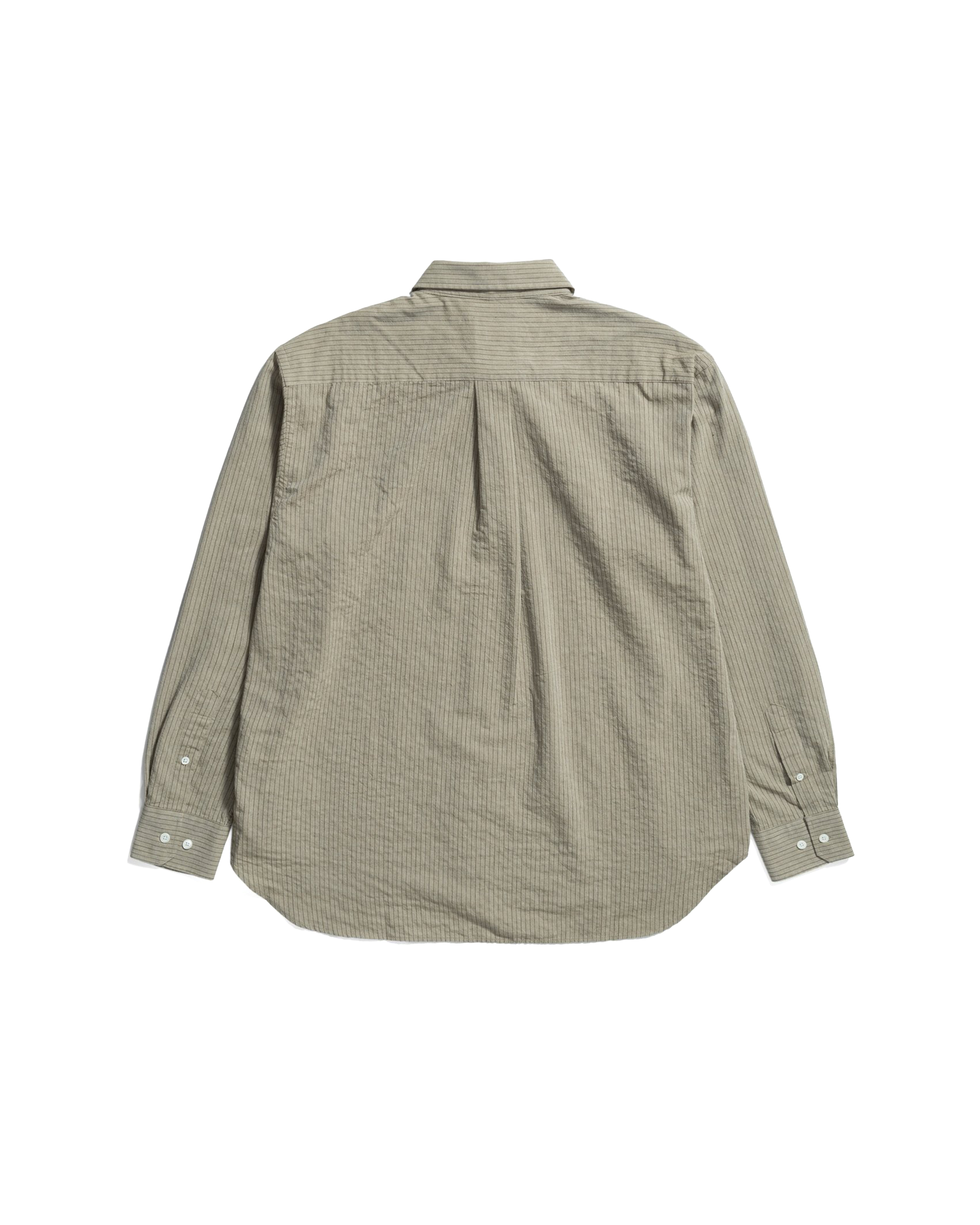 Mo Oversized Striped Shirt - Clay