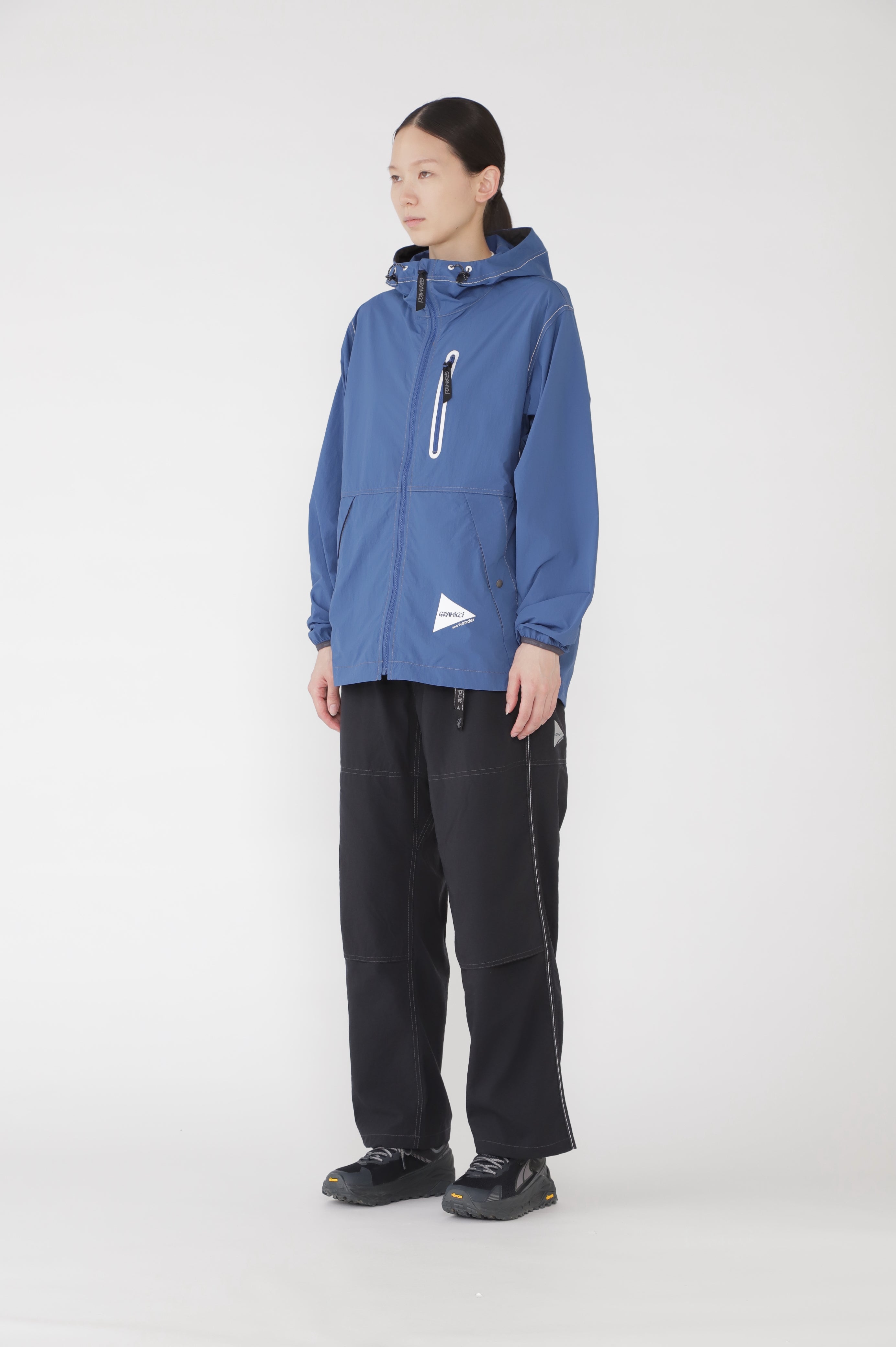 And Wander Nylon Double Knee Pant - Black