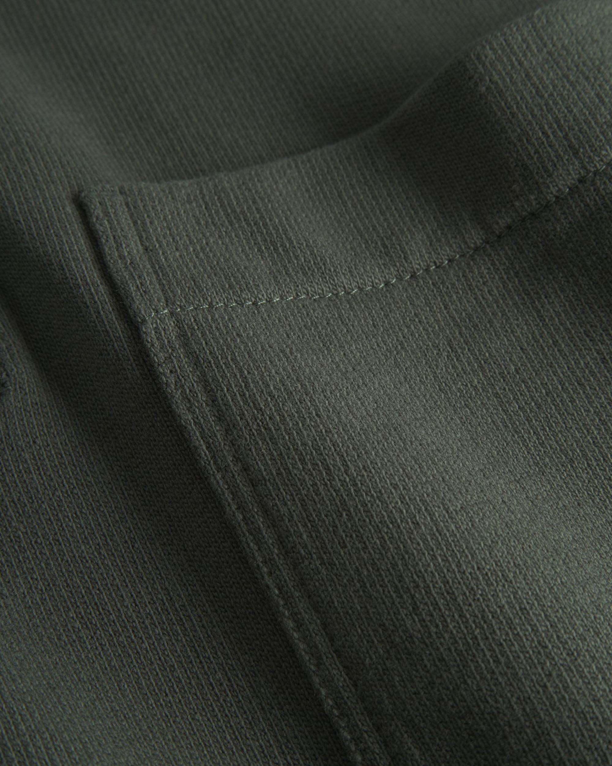 Fraser Relaxed Organic Loopback LS Polo - Black Olive