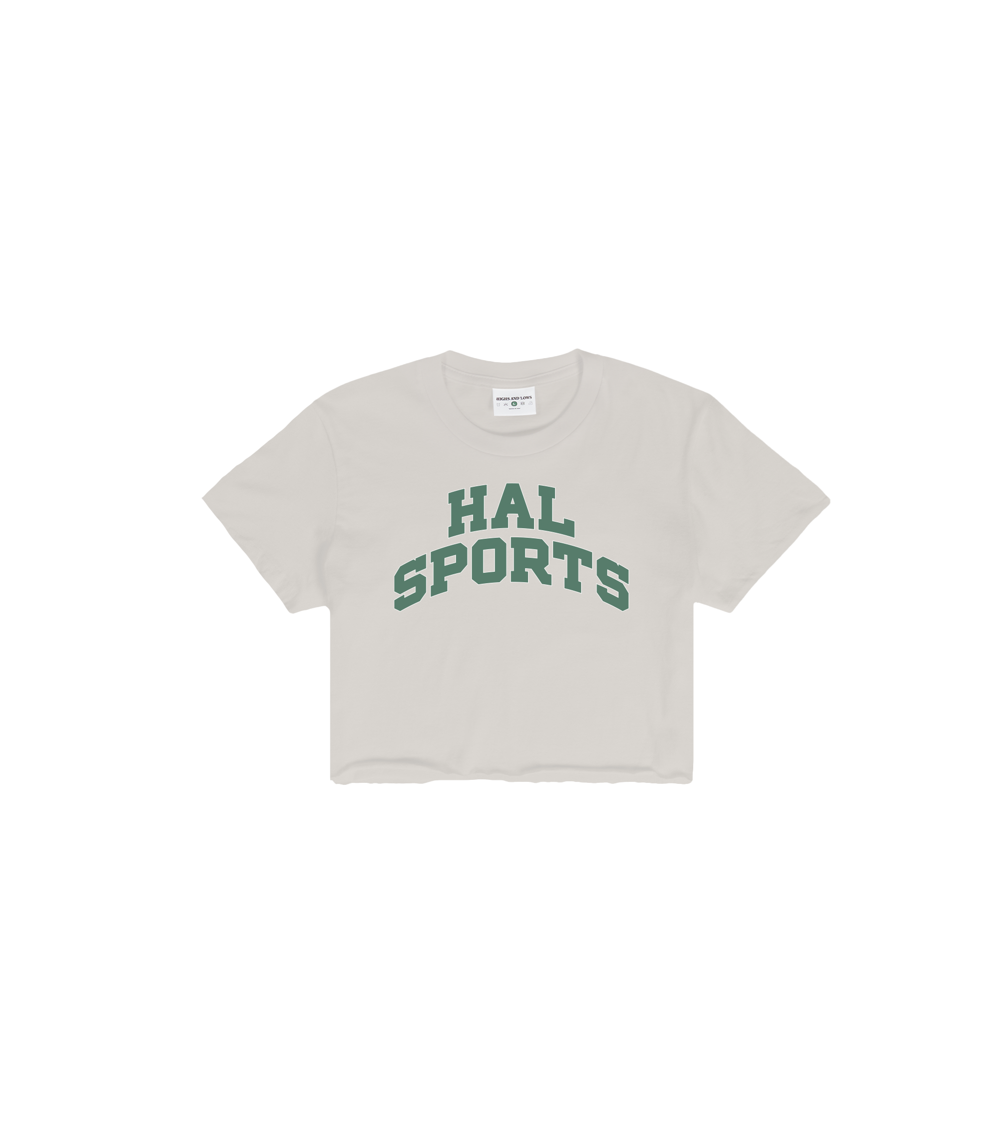 Womens HAL Sports Collegiate T-shirt - Silver