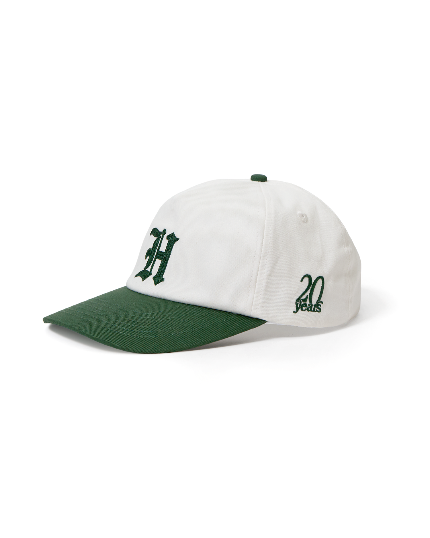 20 Year Baseball Hat - White / Green