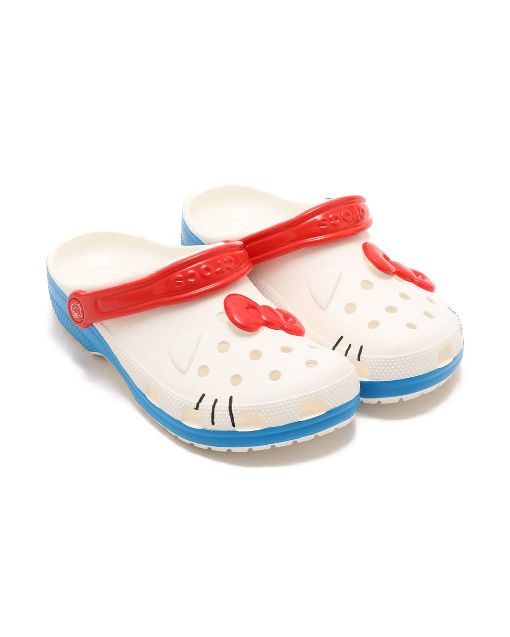 Hello Kitty 50th Anniversary Classic Clog - White / Red / Blue