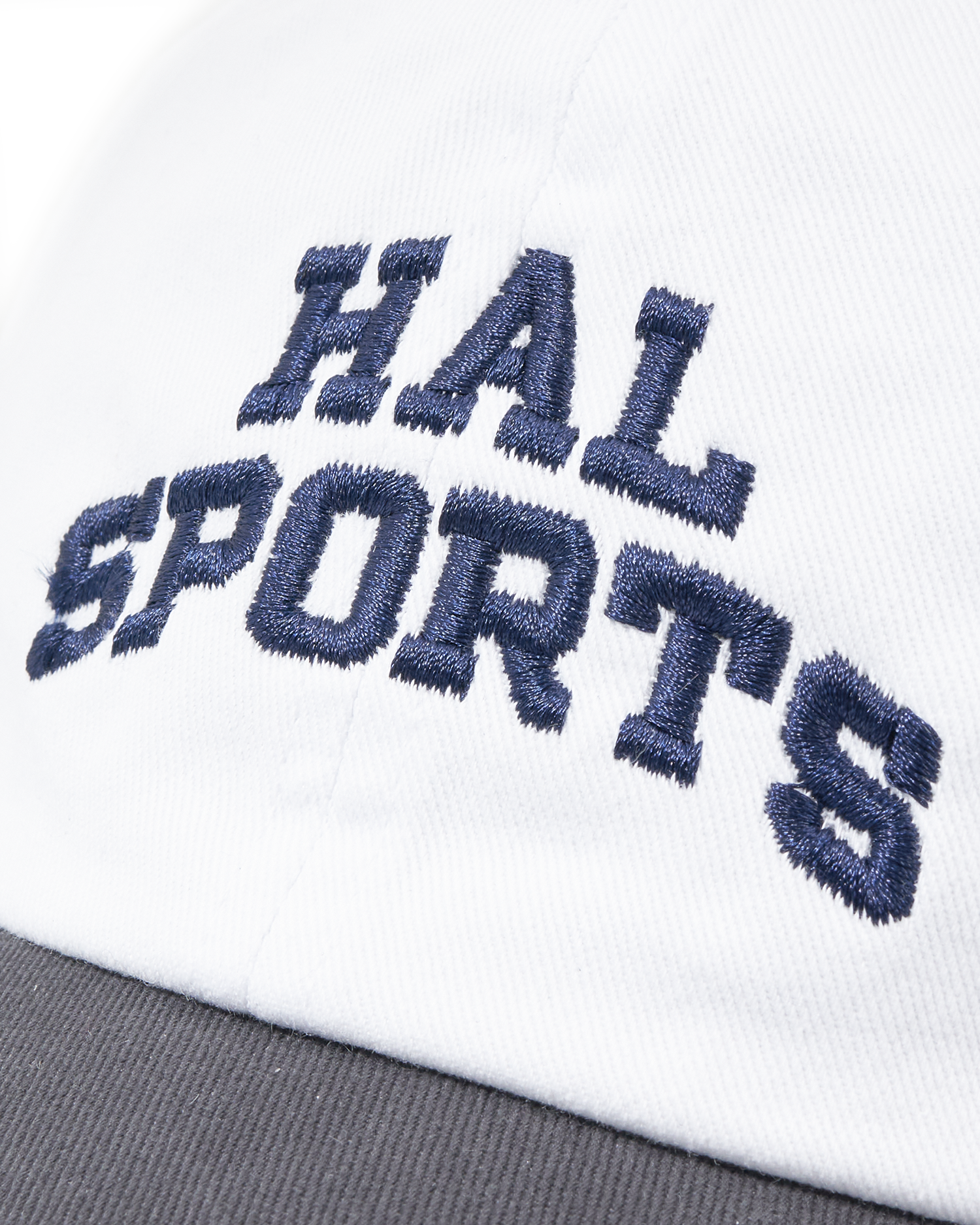 HAL Sports Collegiate Hat - White / Charcoal