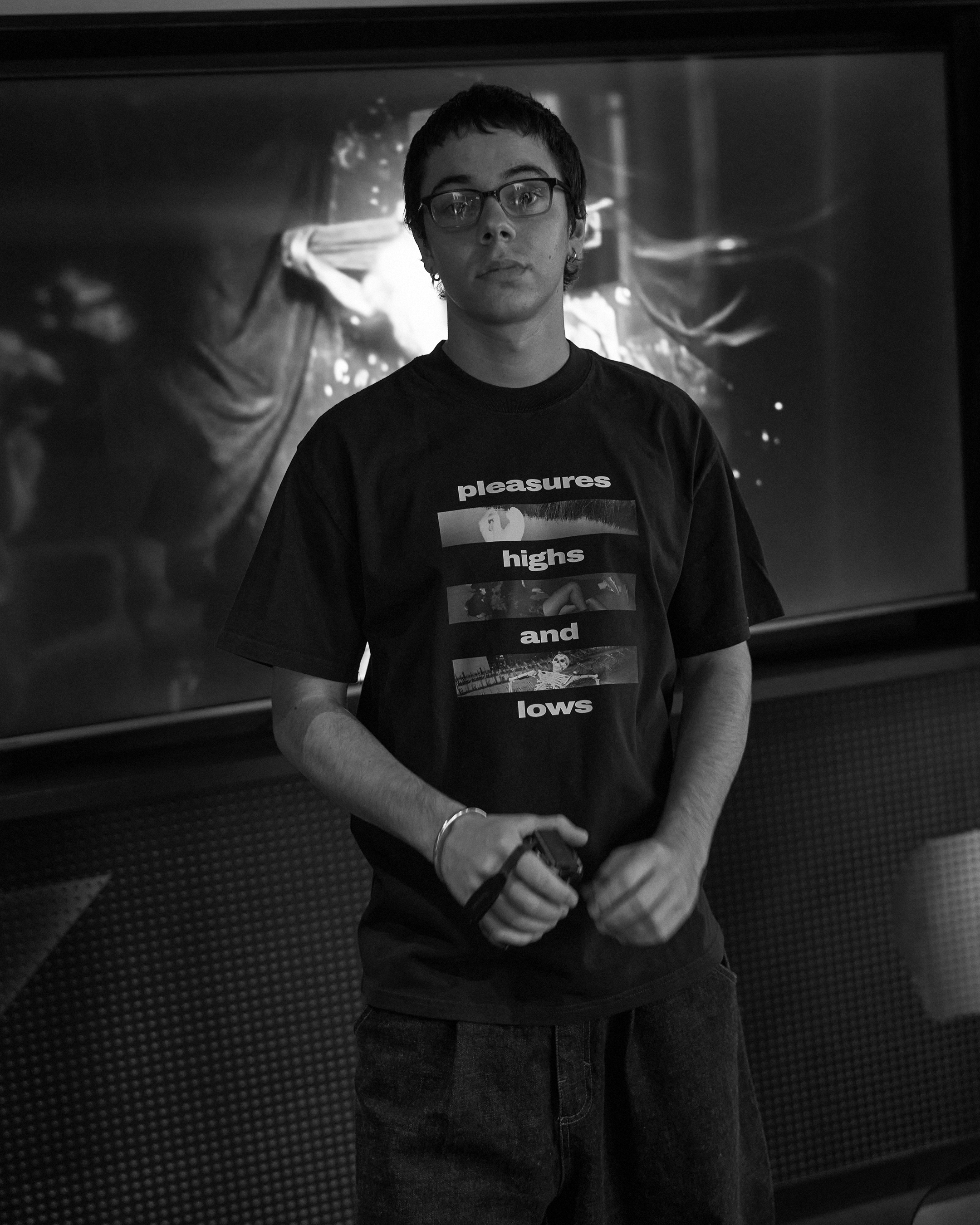 Pleasures 10/20 Anniversary T-shirt - Faded Black