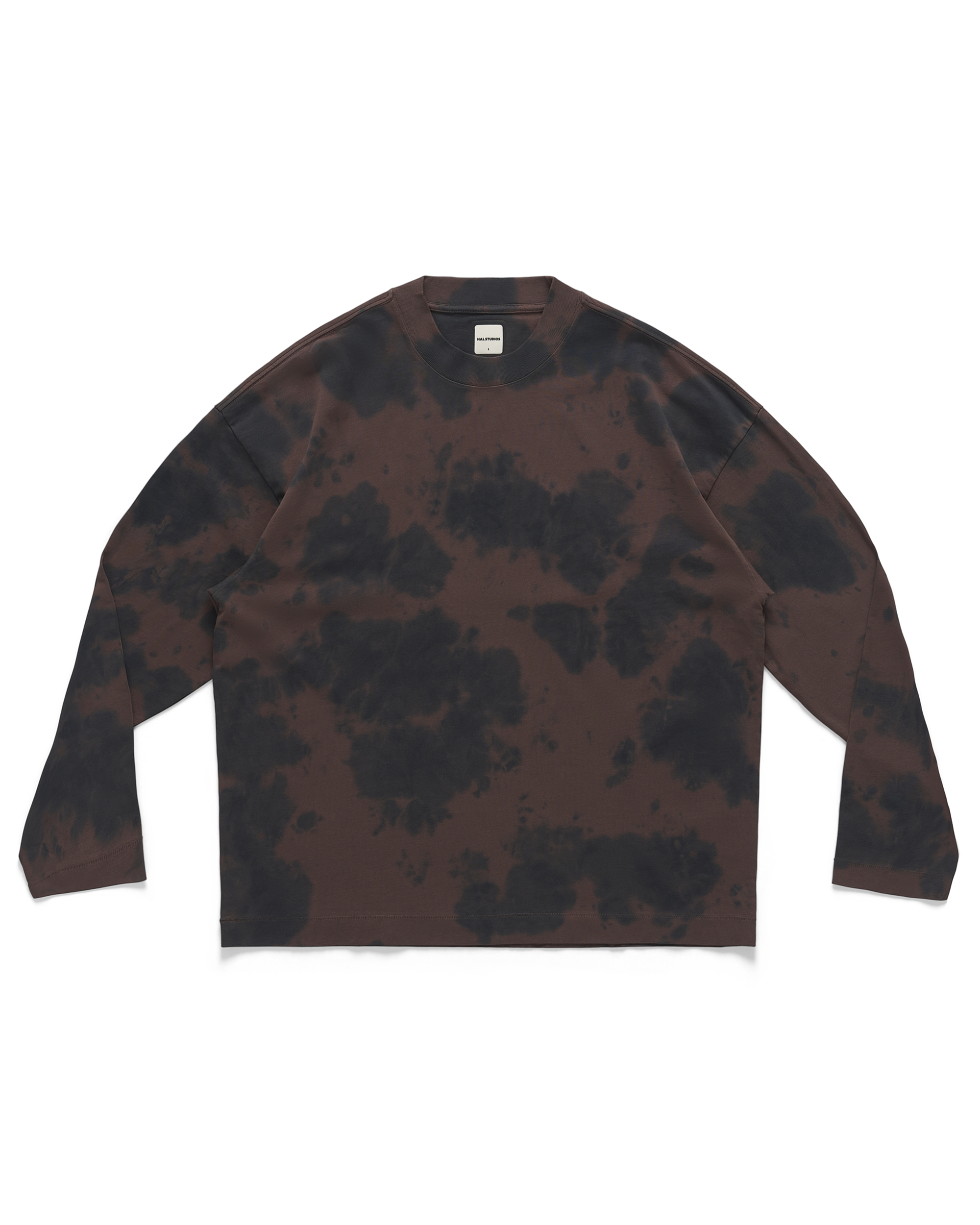 Shibori L/S - Coffee
