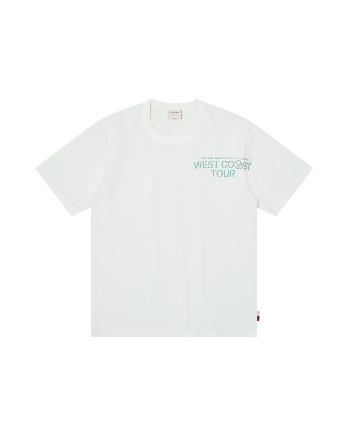 Alfreds Apartment West Coast Tour T-Shirt - Coconut