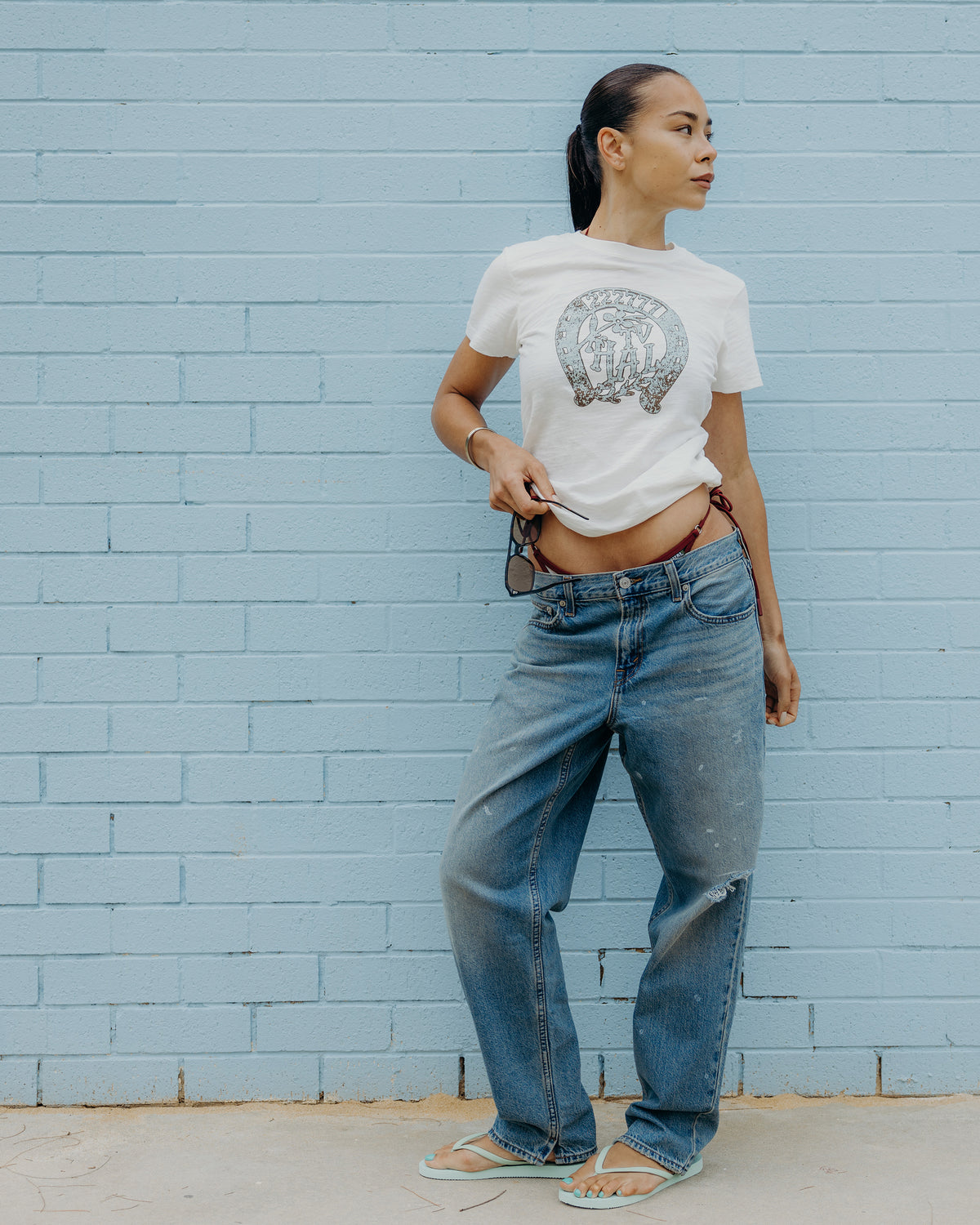 Temptation Vacation Lucky T-Shirt - White