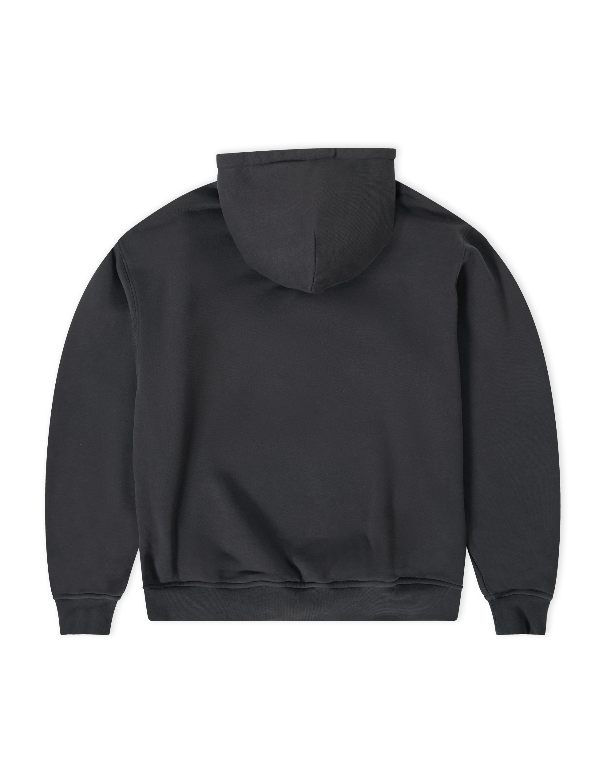 Blanket Stitch Hooded Sweatshirt - Phantom Black