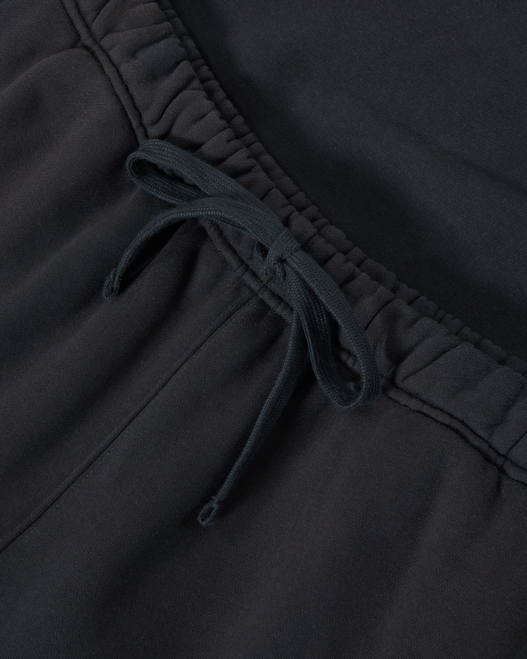 Script Open Cuff Sweatpants - Phantom Black