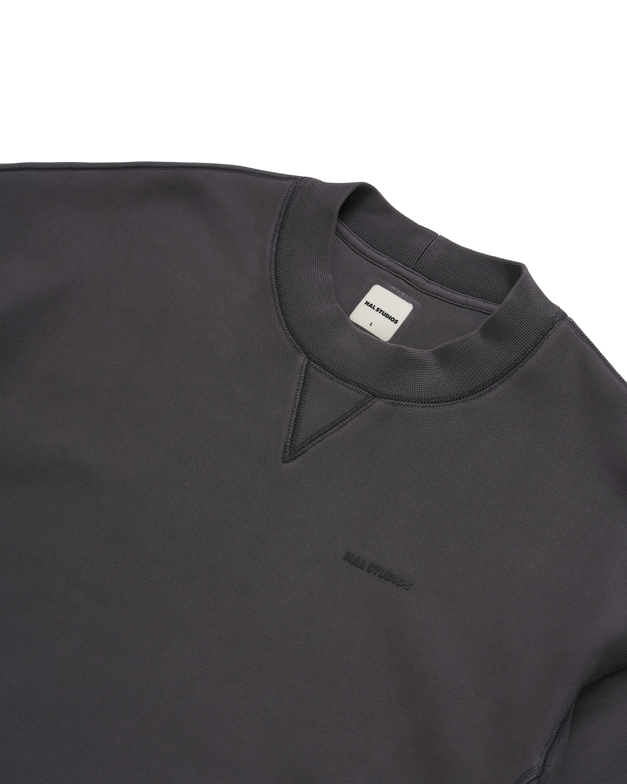 Haus Crewneck Sweatshirt - Washed Black