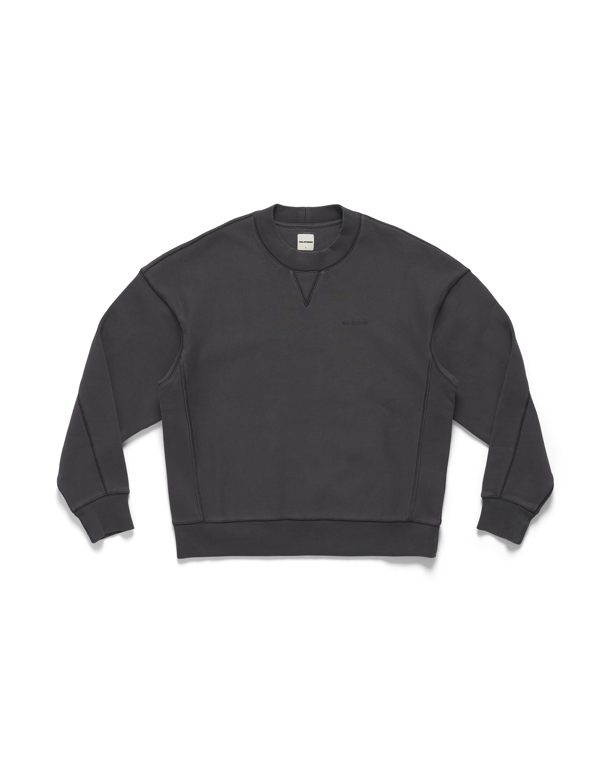 Haus Crewneck Sweatshirt - Washed Black