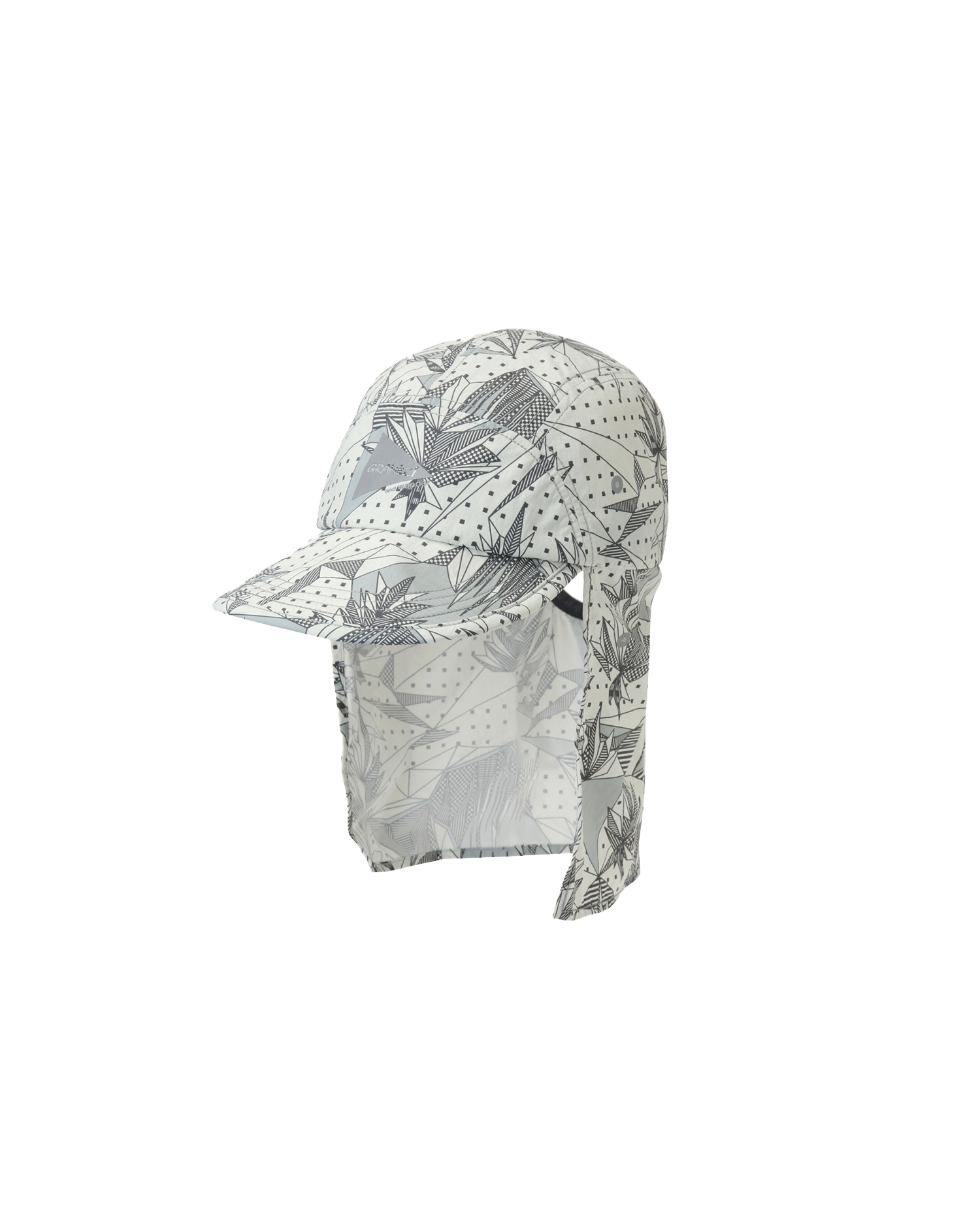 And Wander Brushed Nylon Sunshade Cap - Yosemite Grey