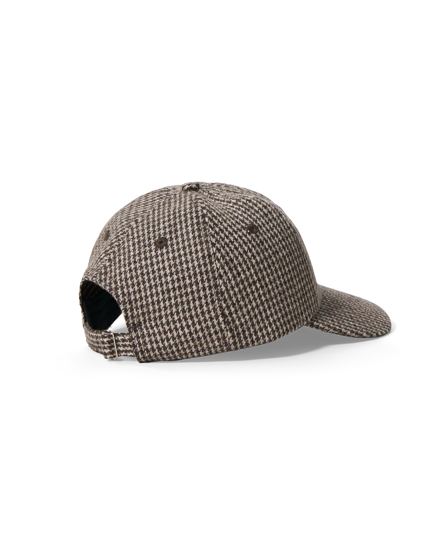 Houndstooth HAL Script Logo Hat - Brown