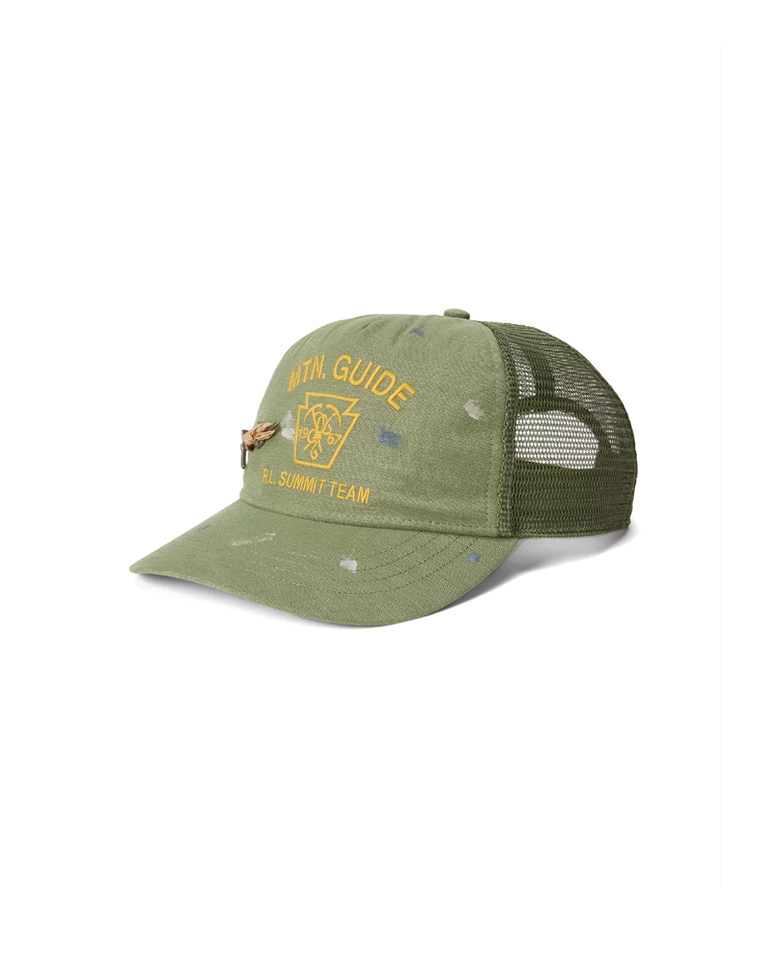 Reverse Sateen Trucker Hat - Khaki