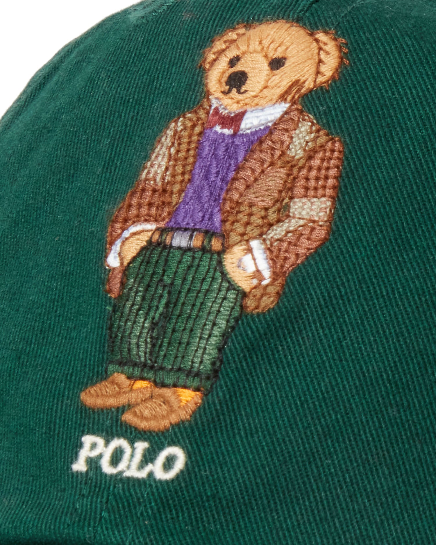 Polo Bear Twill Ball Cap - Green