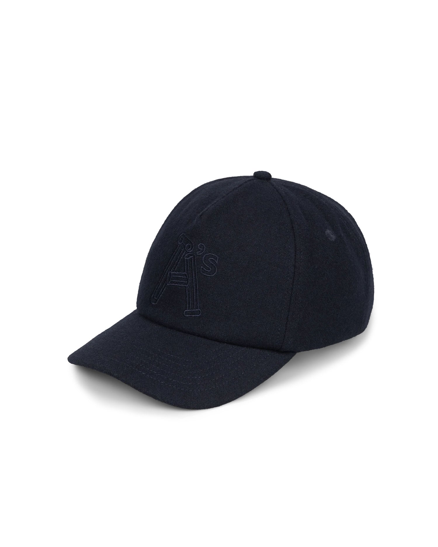 Wool Column A Cap - Navy