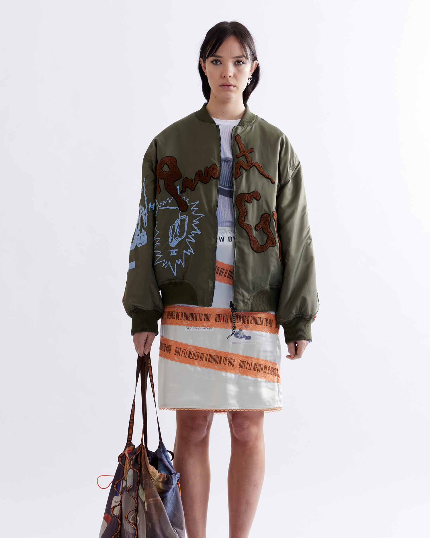 Martine Syms Present Goo Bomber Jacket - Khaki