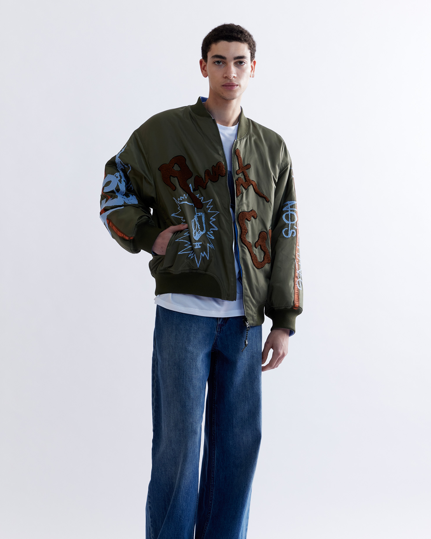Martine Syms Present Goo Bomber Jacket - Khaki