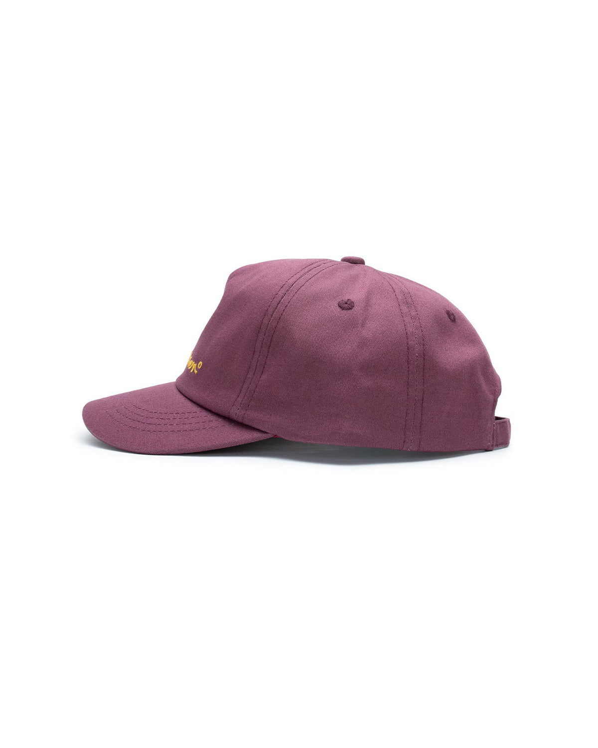 Contrast Baseball Cap - Burgundy