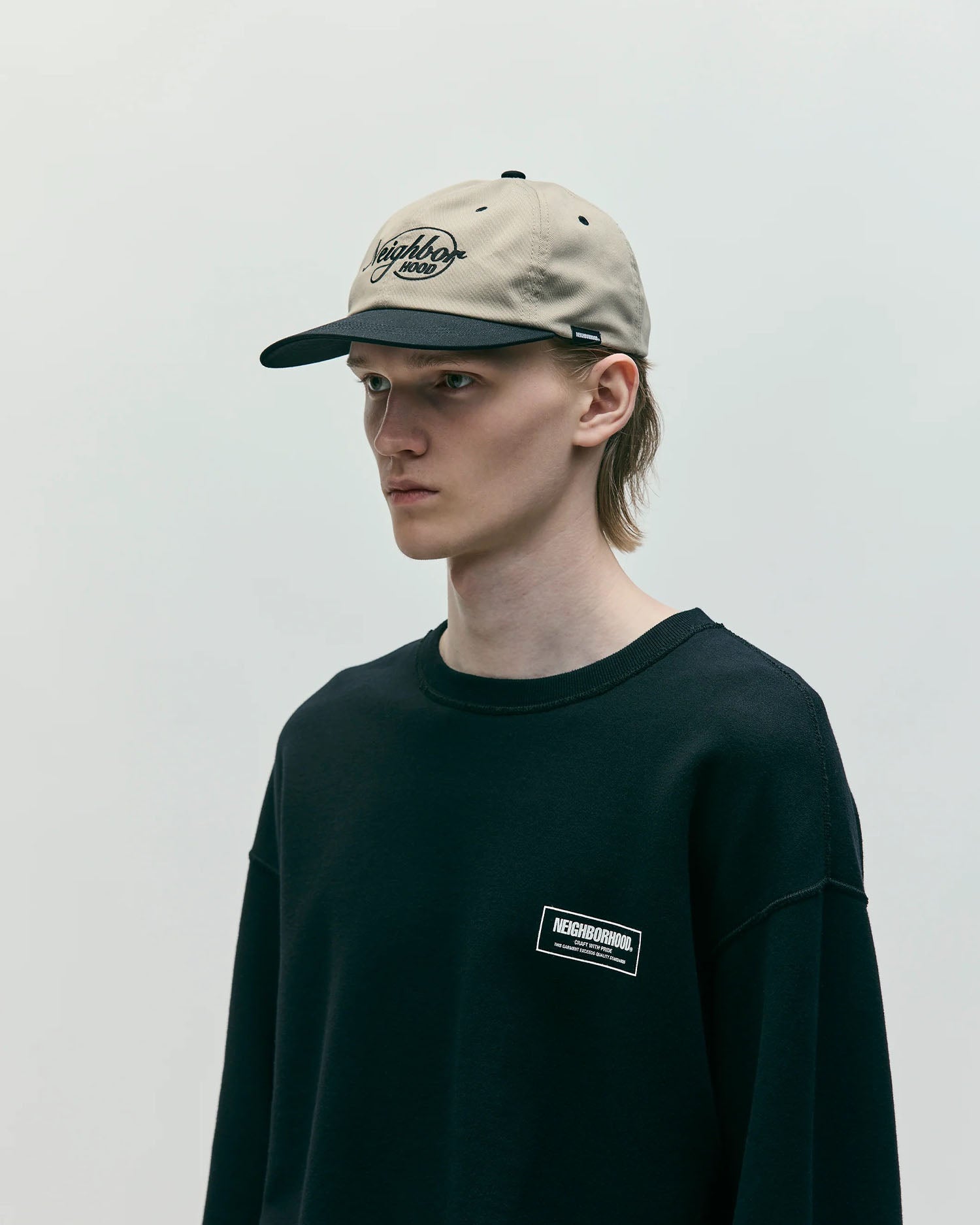 Bicolour Dad Cap - Black