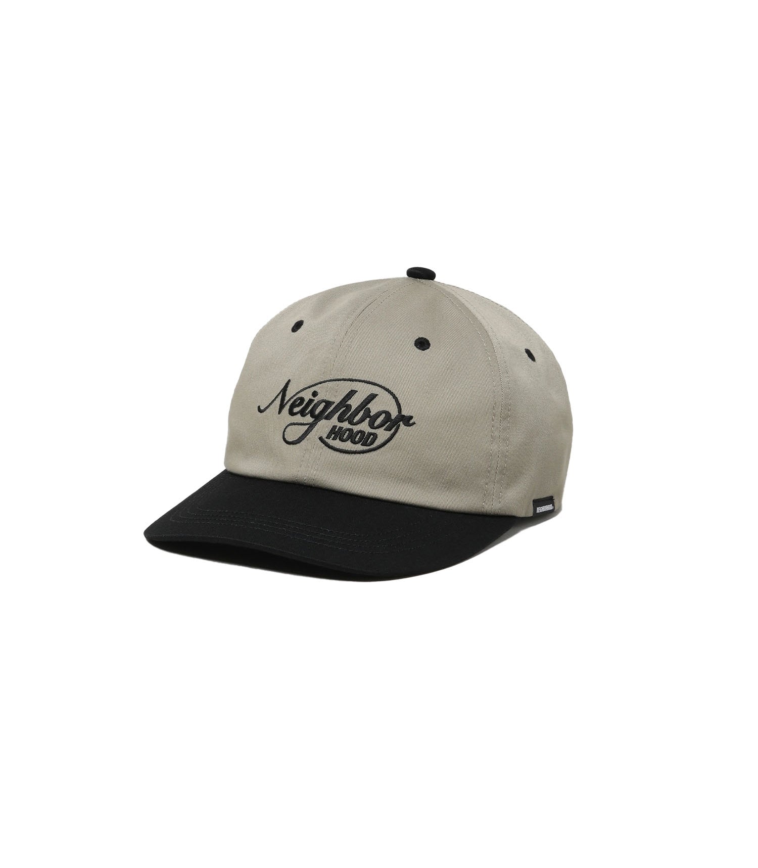 Bicolour Dad Cap - Black