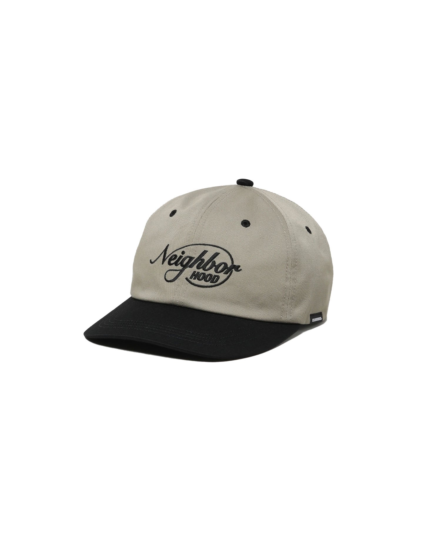 Bicolour Dad Cap - Black