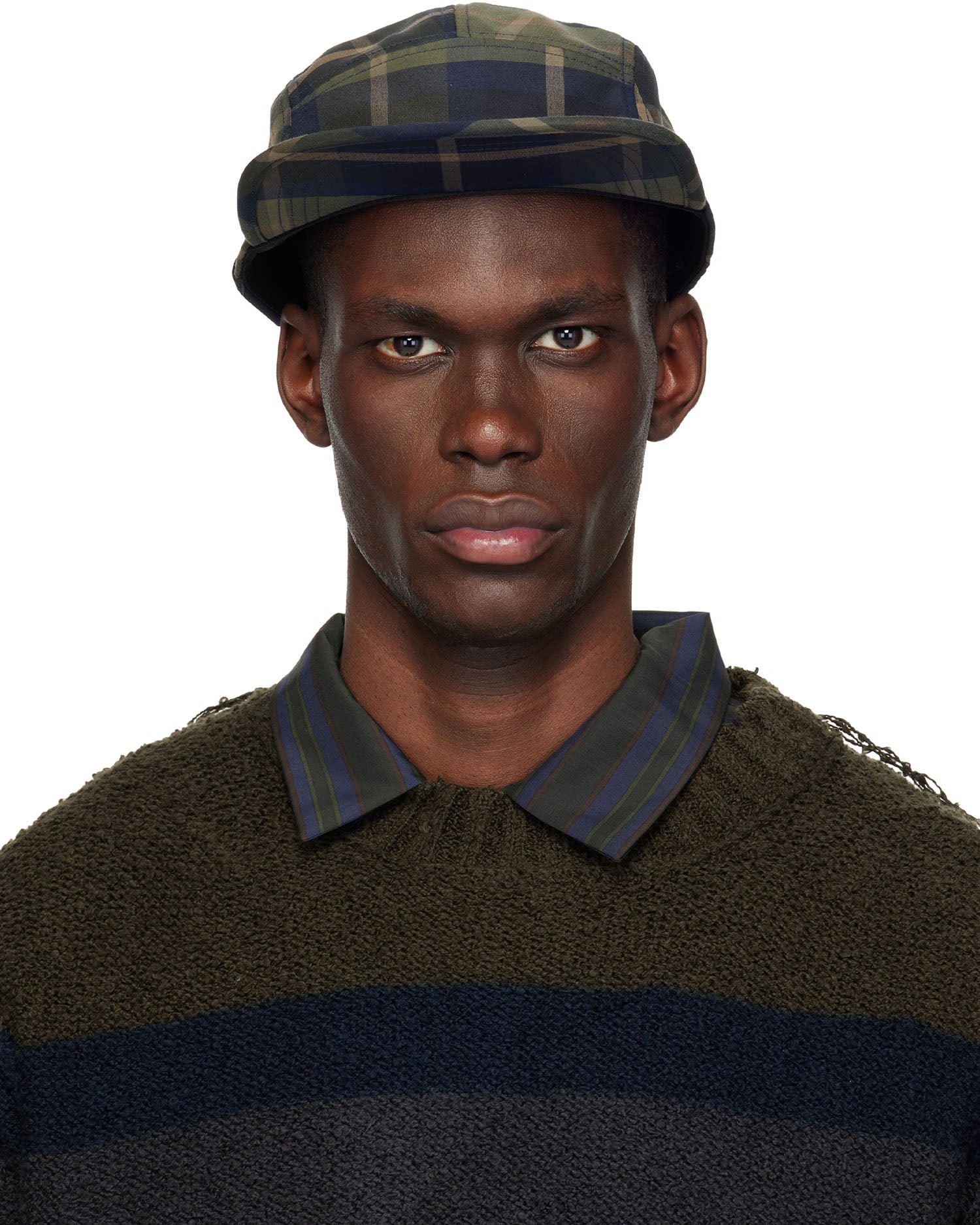 Briefing Cap - Brown / Khaki / Navy