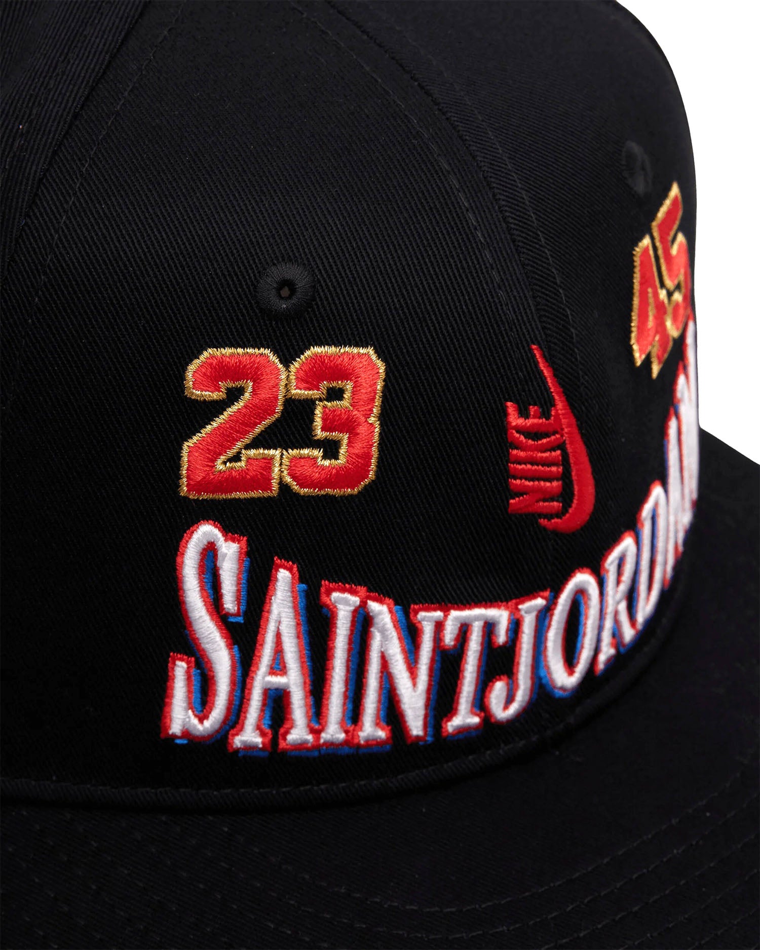 Jordan Brand x SAINT Mxxxxxx Pro Cap Black Challenge Red | HIGHS