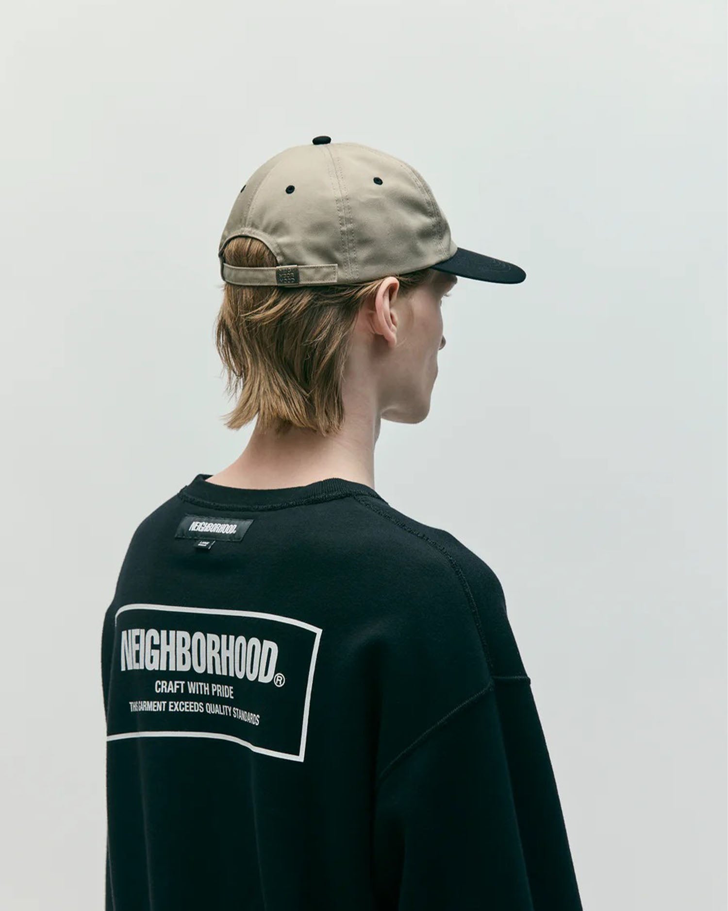 Bicolour Dad Cap - Black