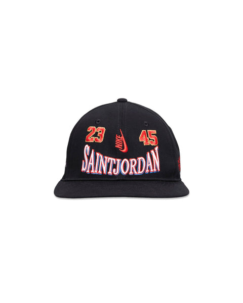 Jordan Brand x SAINT Mxxxxxx Pro Cap Black Challenge Red | HIGHS