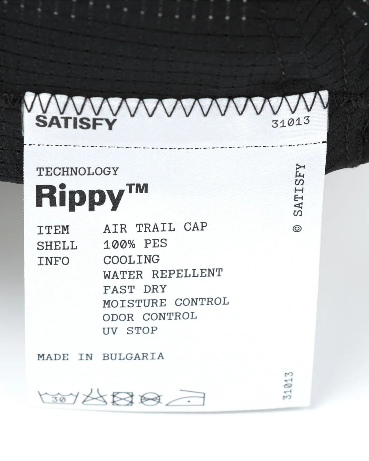 Rippy Air Trail Cap - Black SA