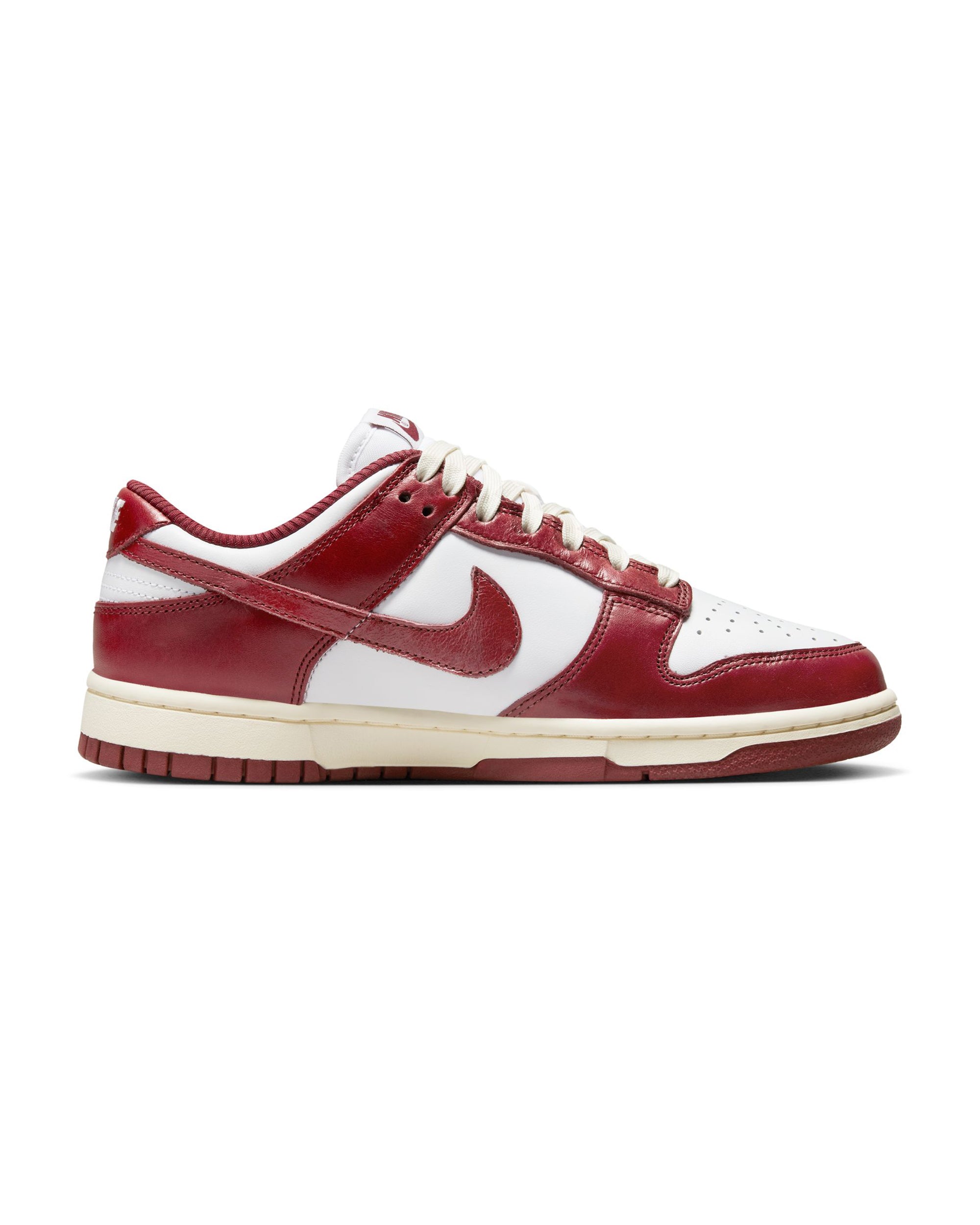 Womens Dunk Low Premium - White / Team Red / Coconut Milk