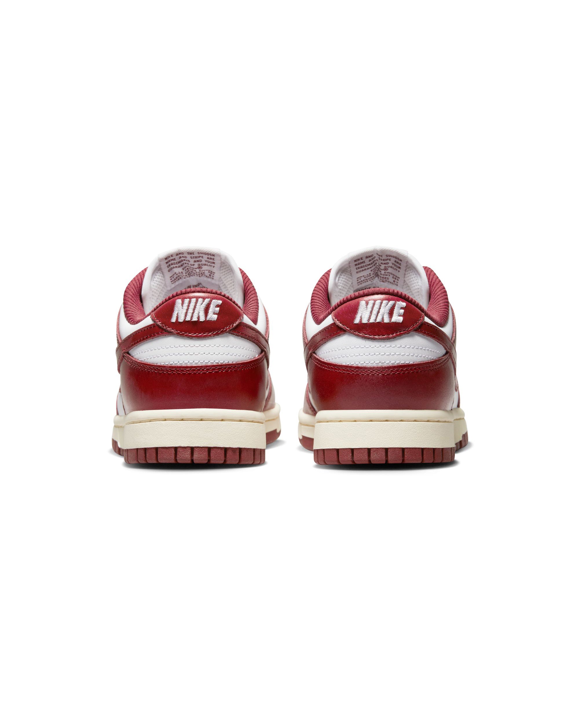 Womens Dunk Low Premium - White / Team Red / Coconut Milk