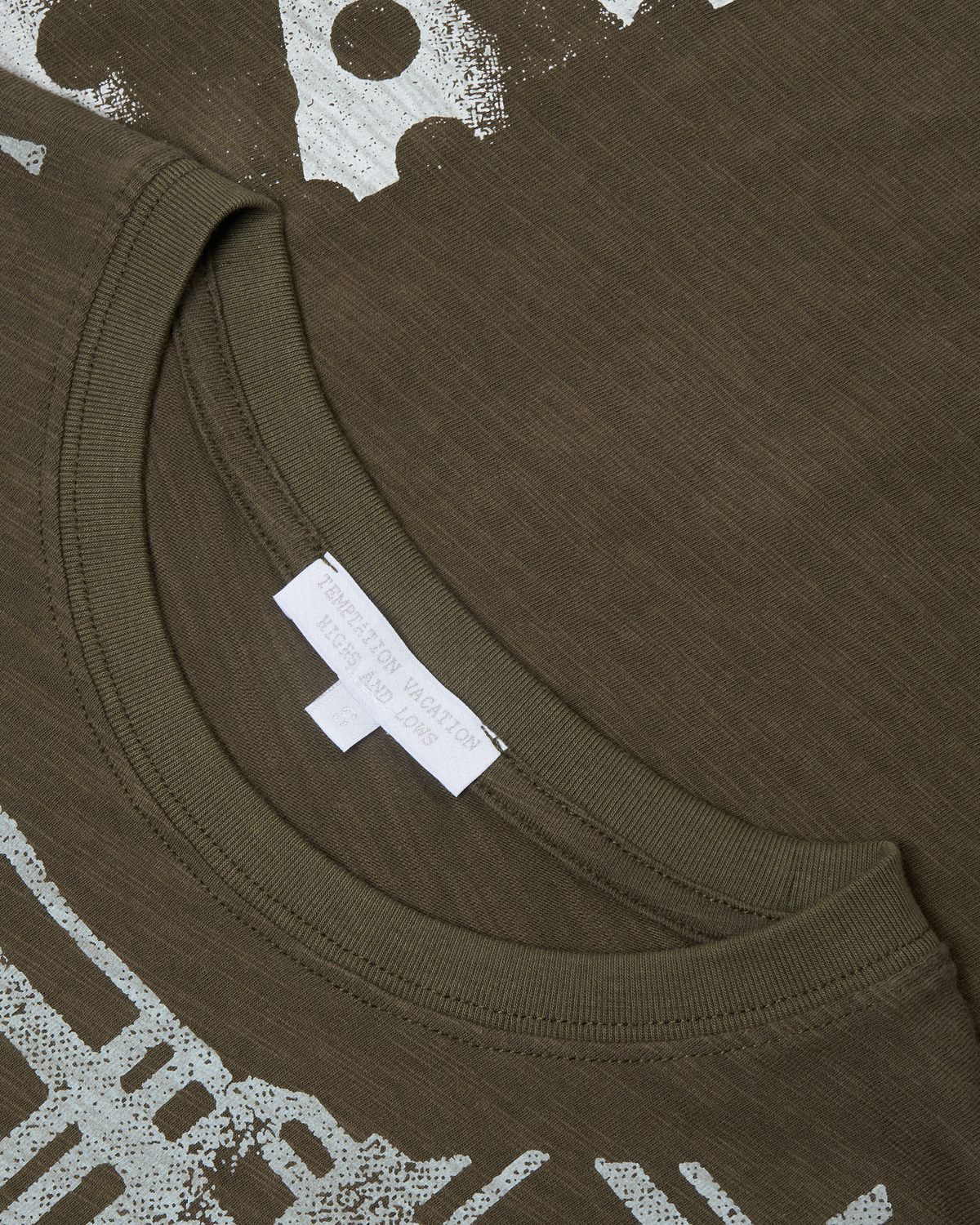 Temptation Vacation Leave T-Shirt - Khaki