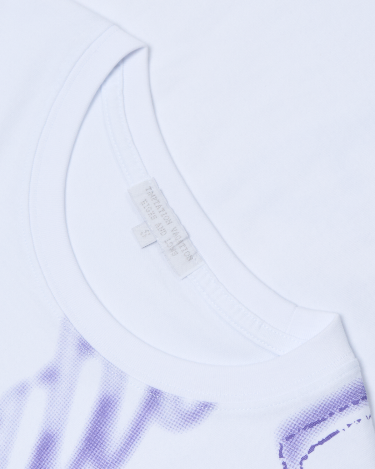 Temptation Vacation Pleasure T-Shirt - White