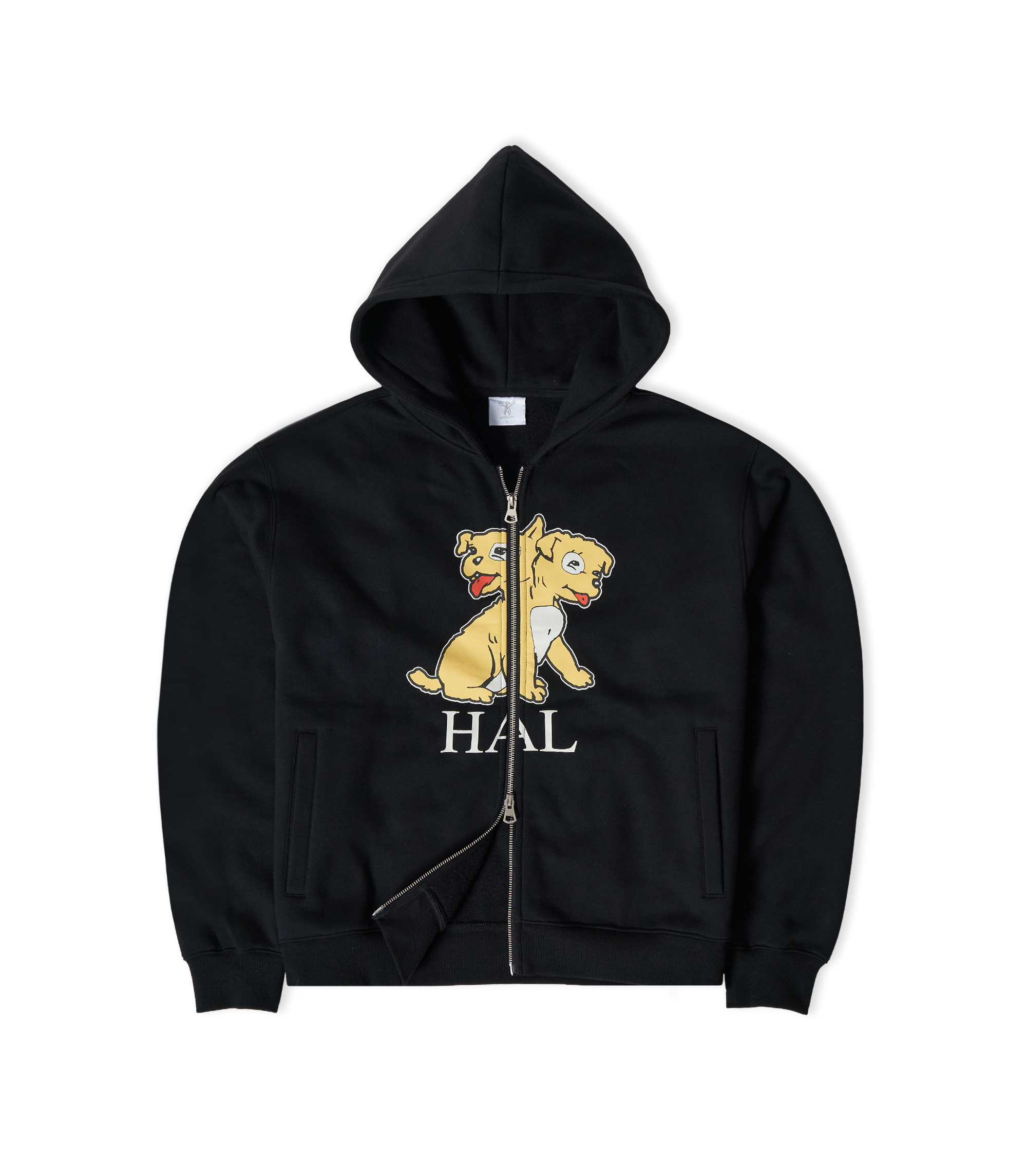 CANDICE Melvin Zippered Hoodie - Black