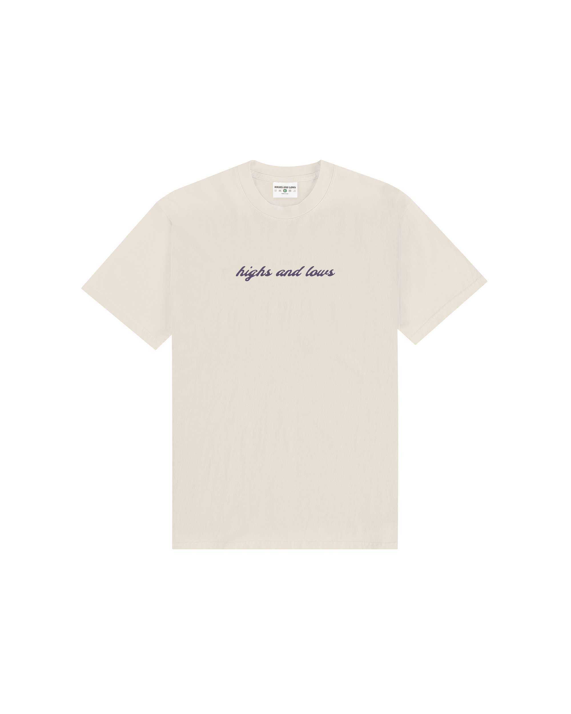 Harmony and Leisure T-shirt - Cream