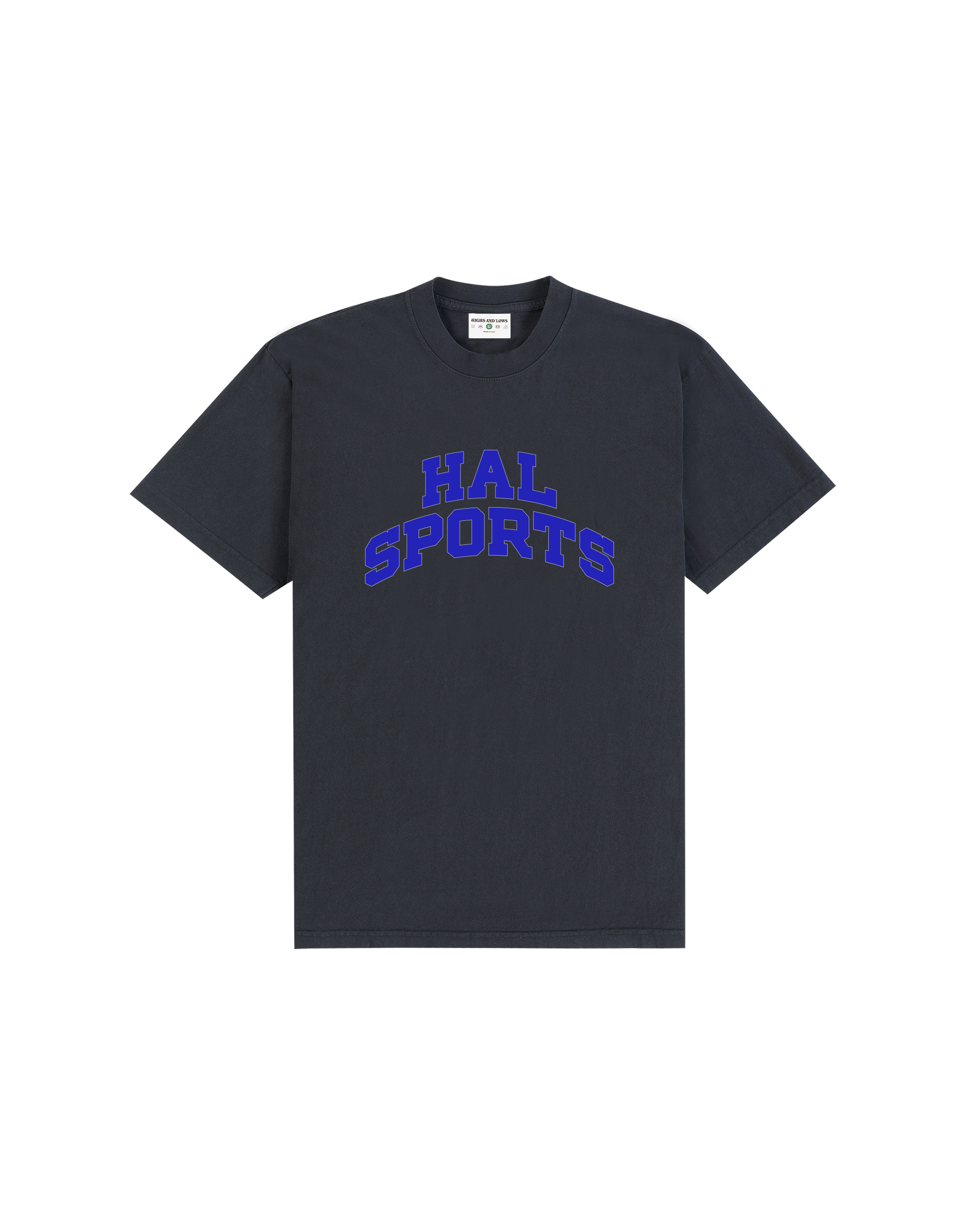 HAL Sports Collegiate T-shirt - Dolphin Blue