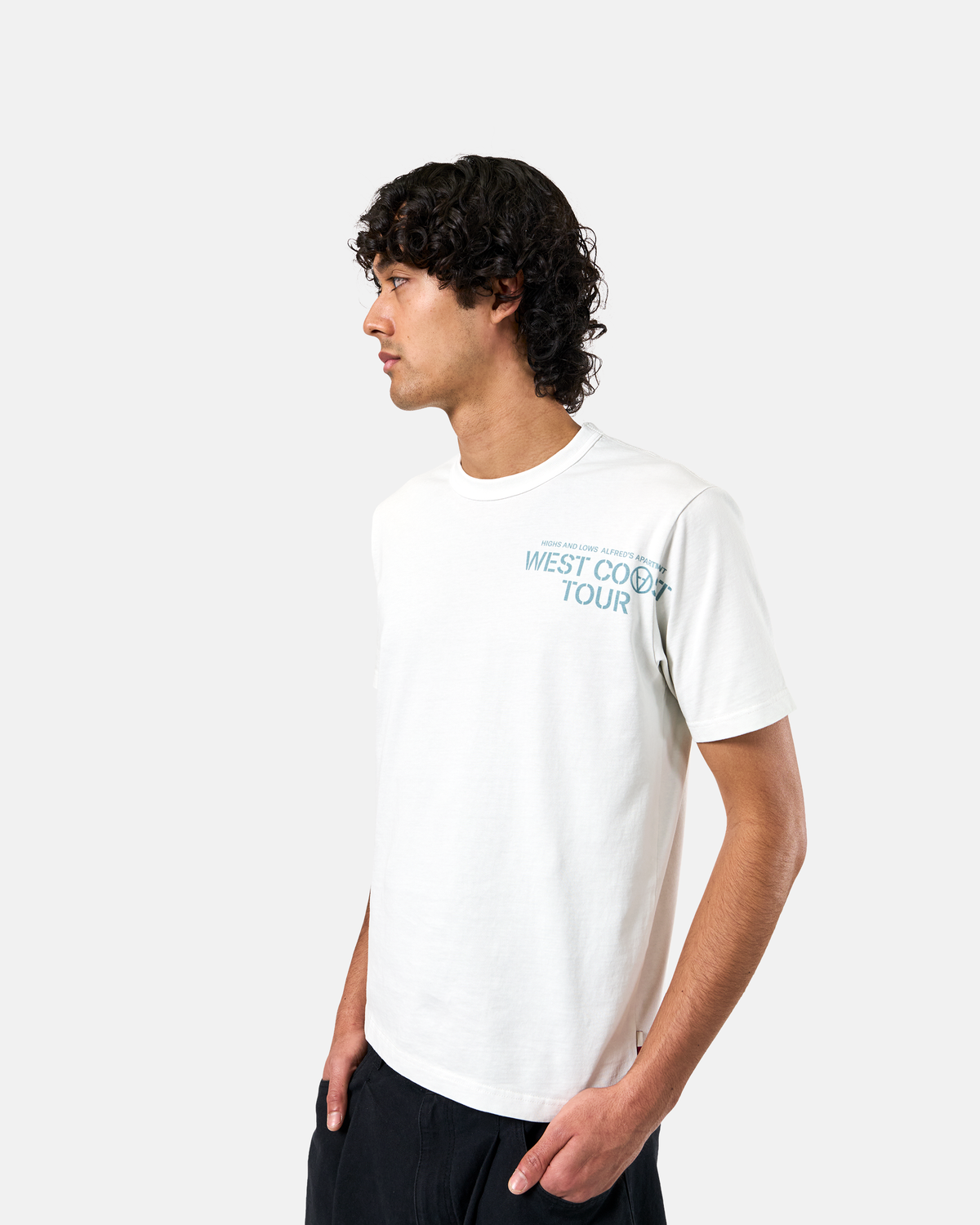 Alfreds Apartment West Coast Tour T-Shirt - Coconut