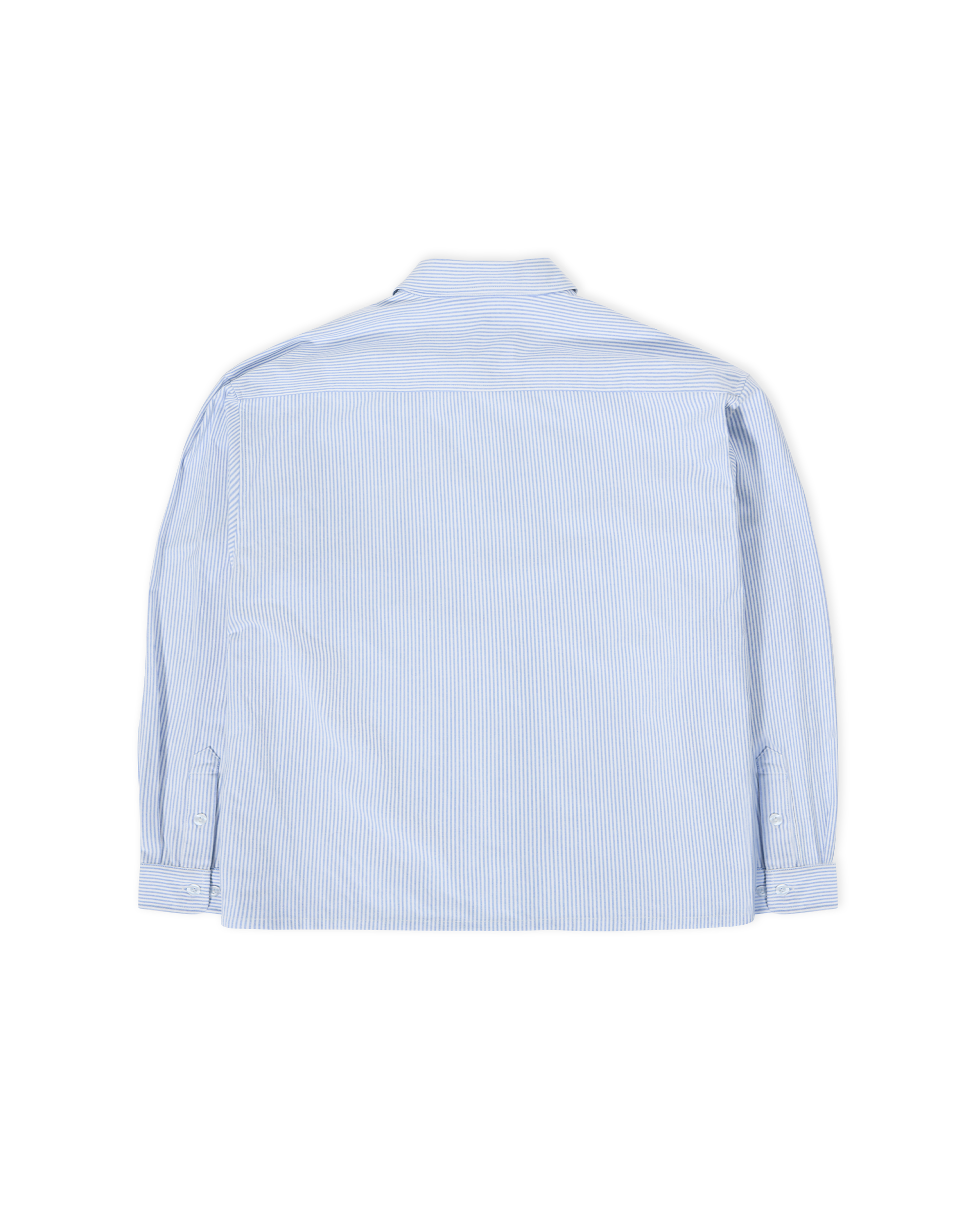 Script L/S Striped Shirt - Blue / White