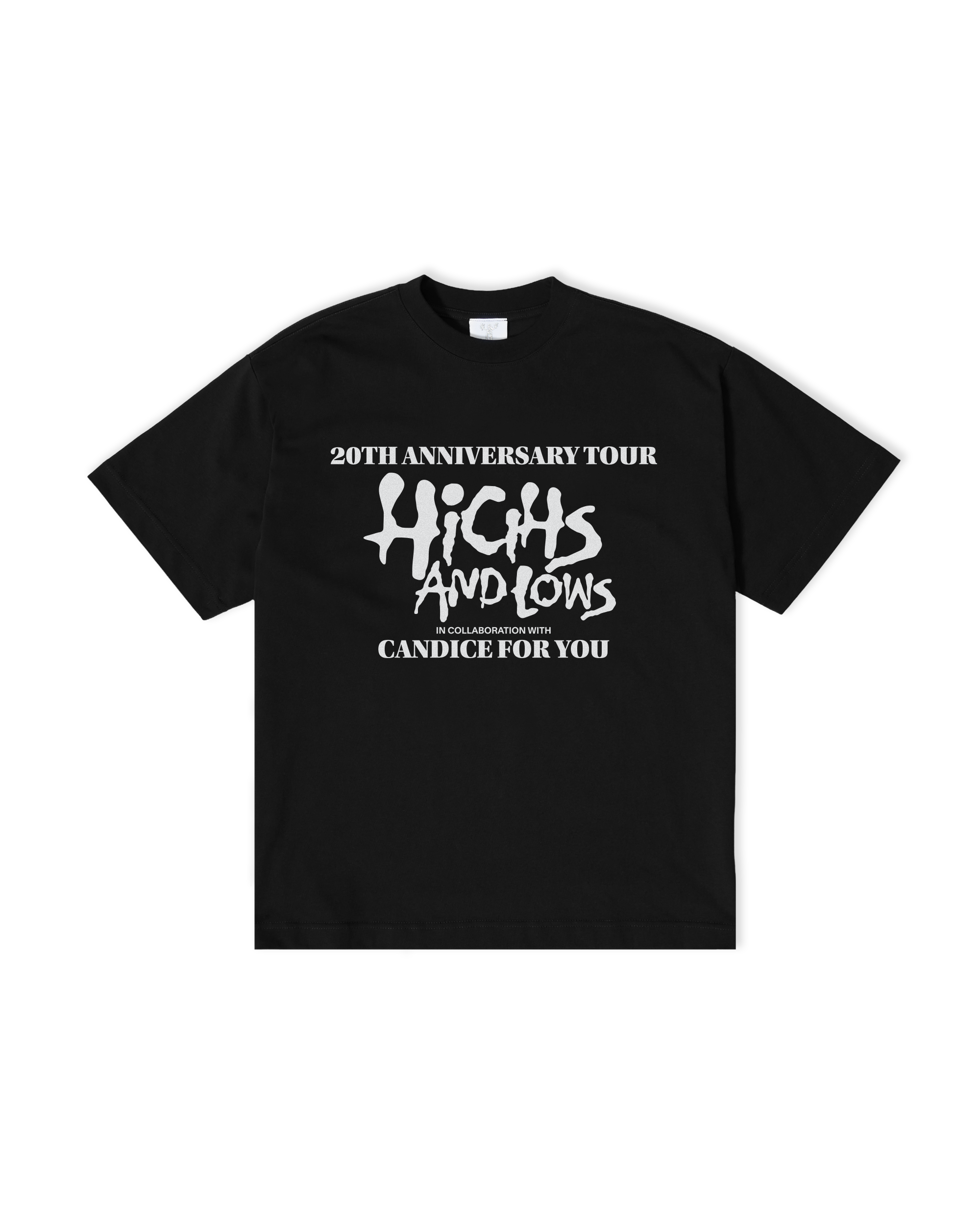 CANDICE 20th Year T-shirt - Black